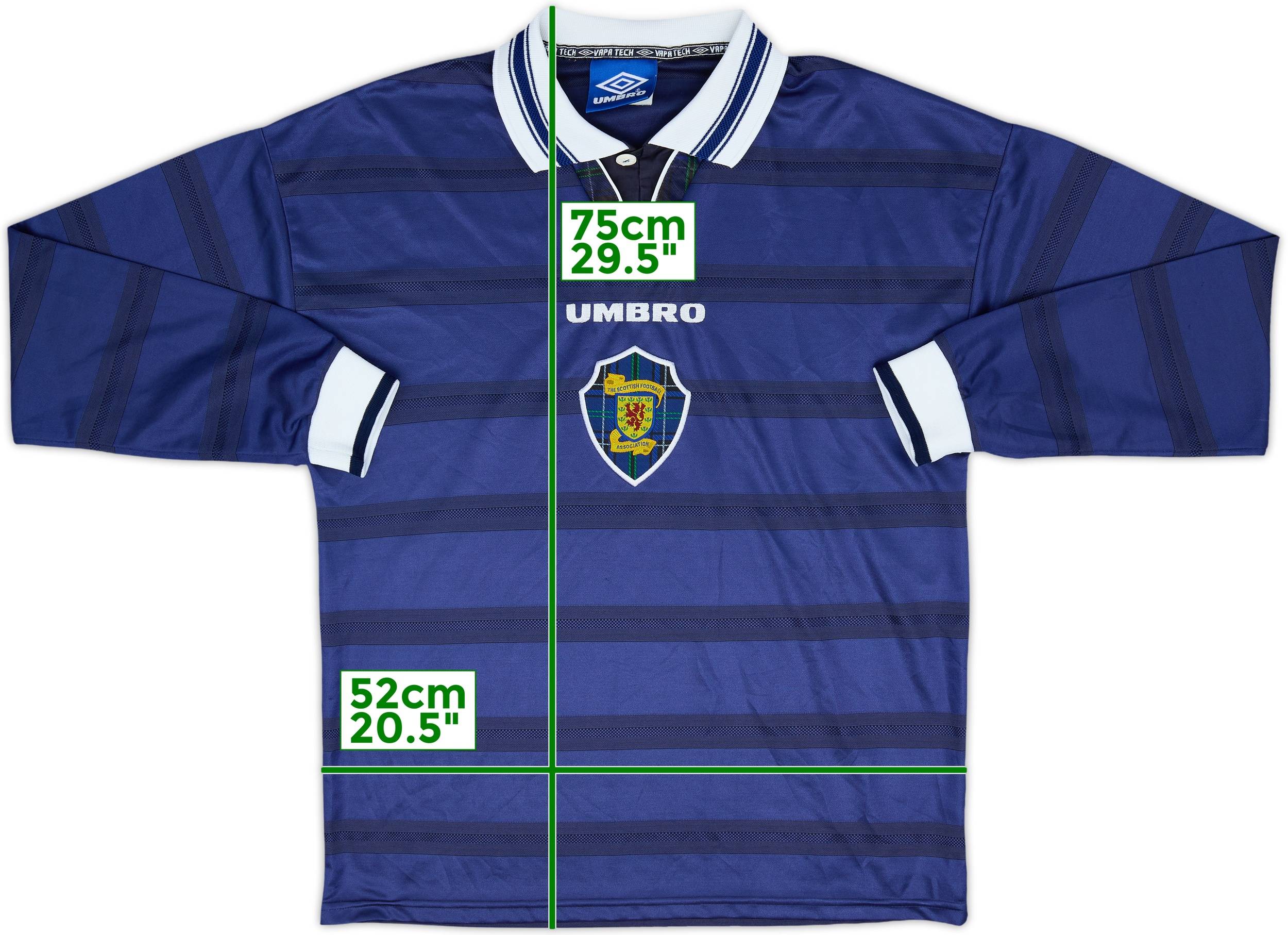 Scotland 1998 - 2000 Home football Score draw shirt size