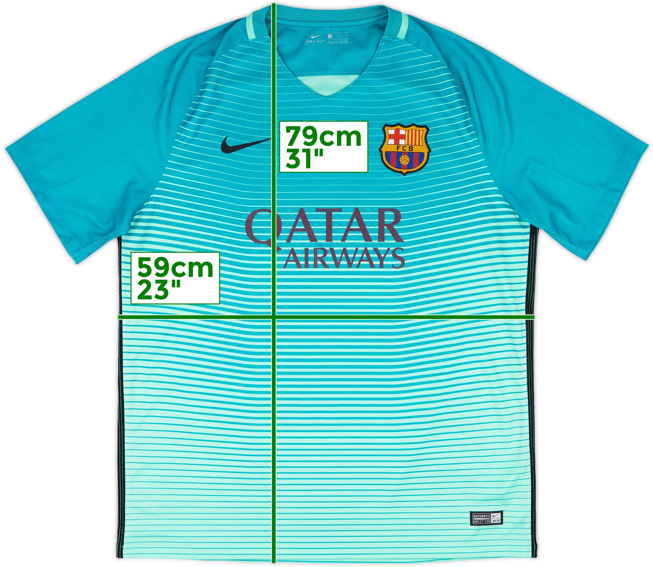 2016-17 Barcelona Third Shirt Neymar Jr #11 - 9/10 - (XL)