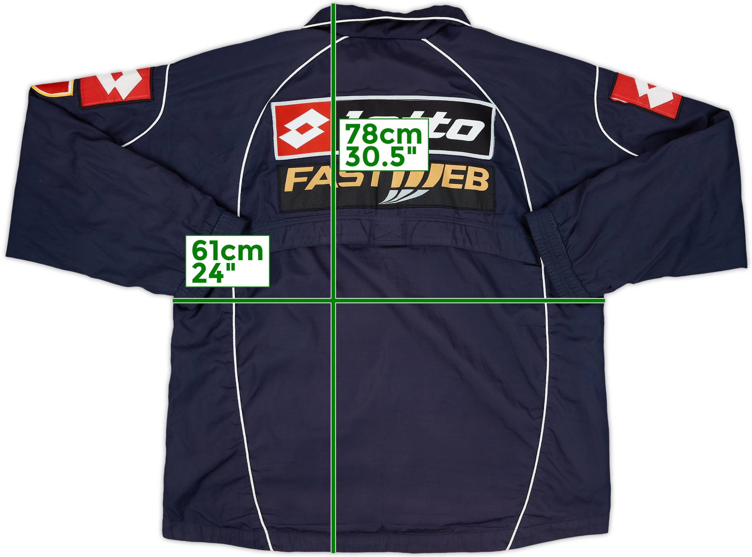 2000-01 Juventus Lotto Track Jacket - 8/10 - (XL)