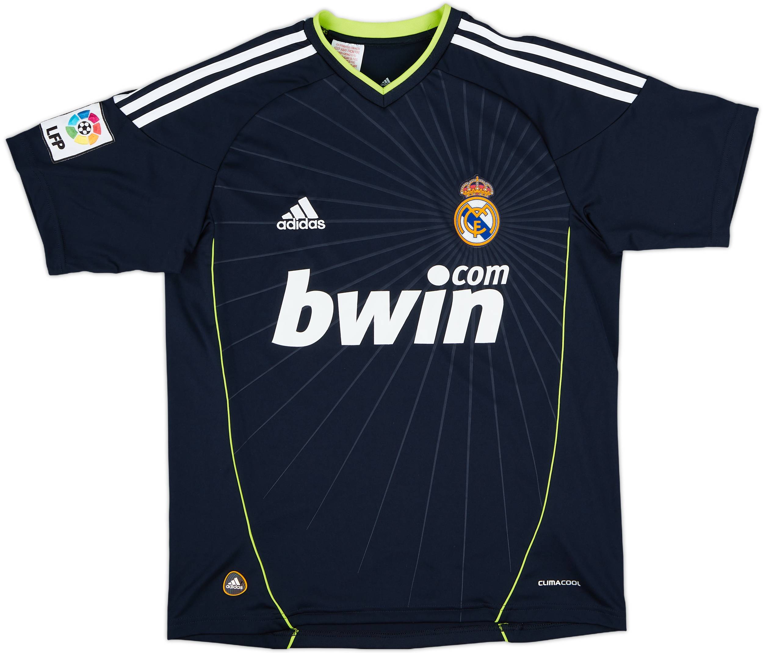 Real Madrid HEAT.RDY 黒シャツ　カマヴィンガ　Lサイズ Real Madrid Camiseta Hombre Black & Gold - Official Real