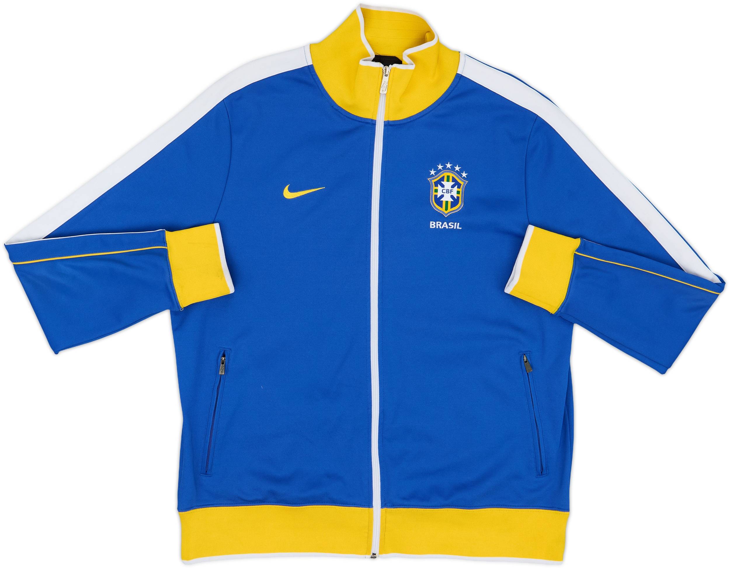NIKE 2010s アーセナルFC ジップジャケット M ブルー イエロー