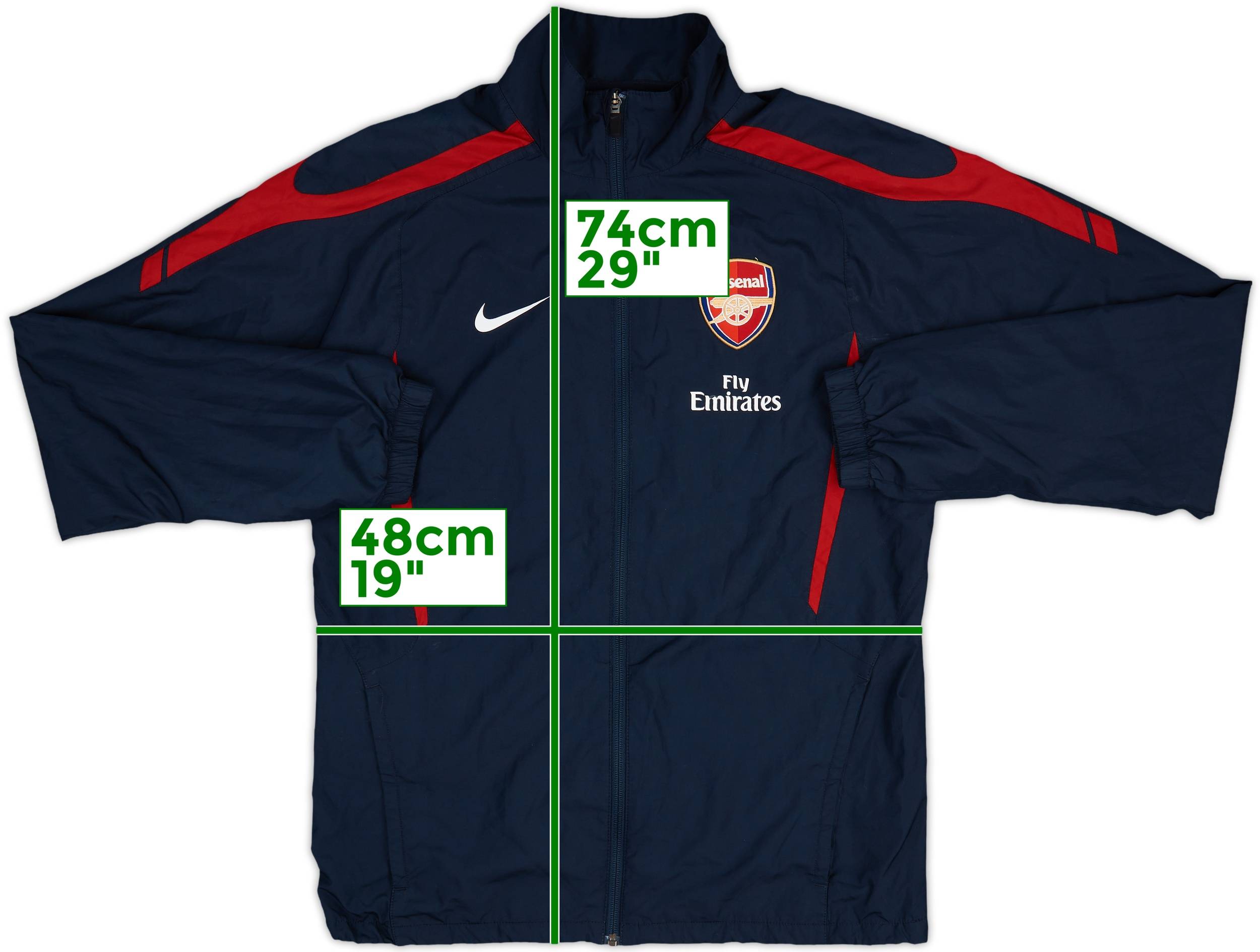 2010-11 Arsenal Nike Track Jacket - 6/10 - (S)