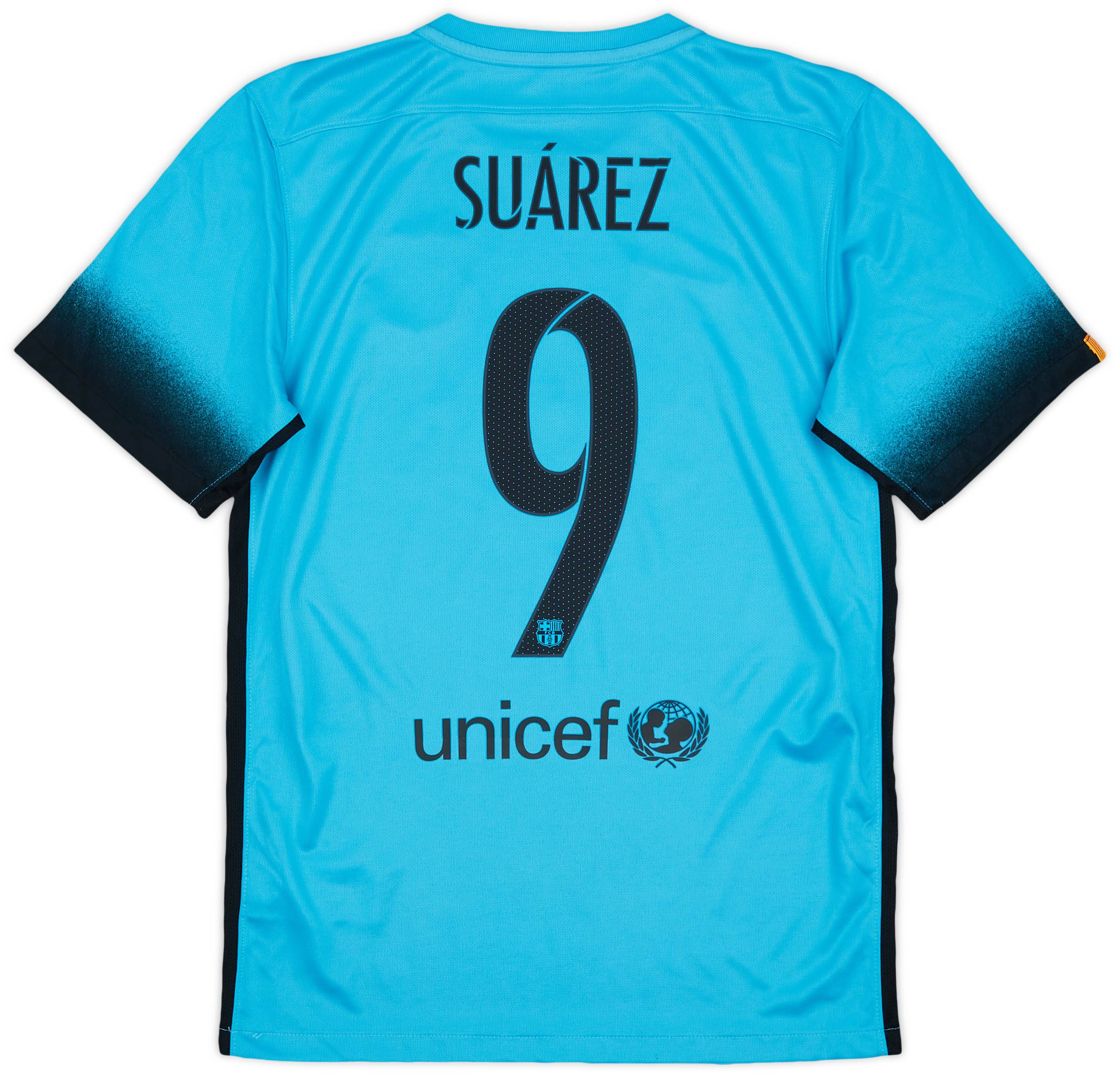 FC Barcelona Suarez #9 Away Soccer Shirt Football Jersey