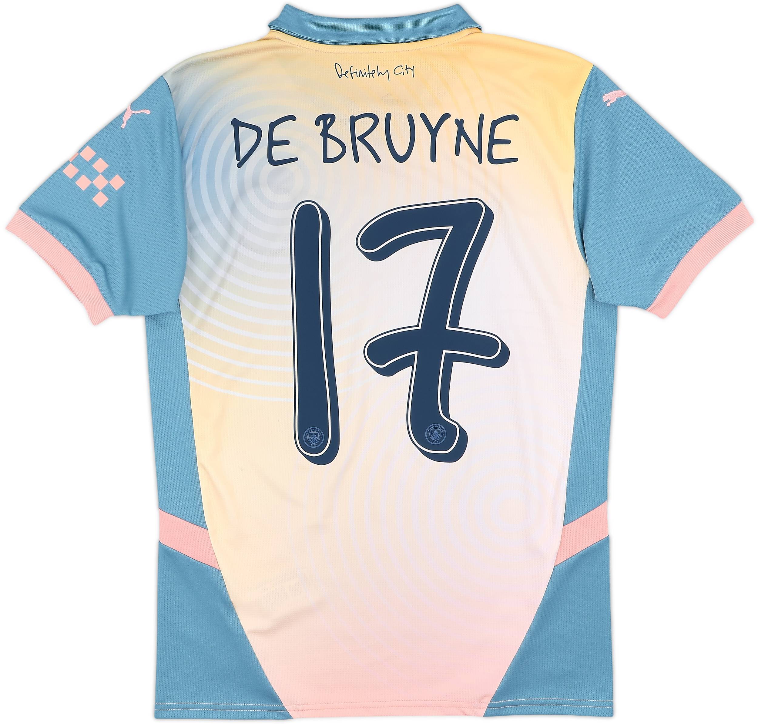2024-25 Manchester City Fourth Shirt De Bruyne #17 - 9/10 - (S)