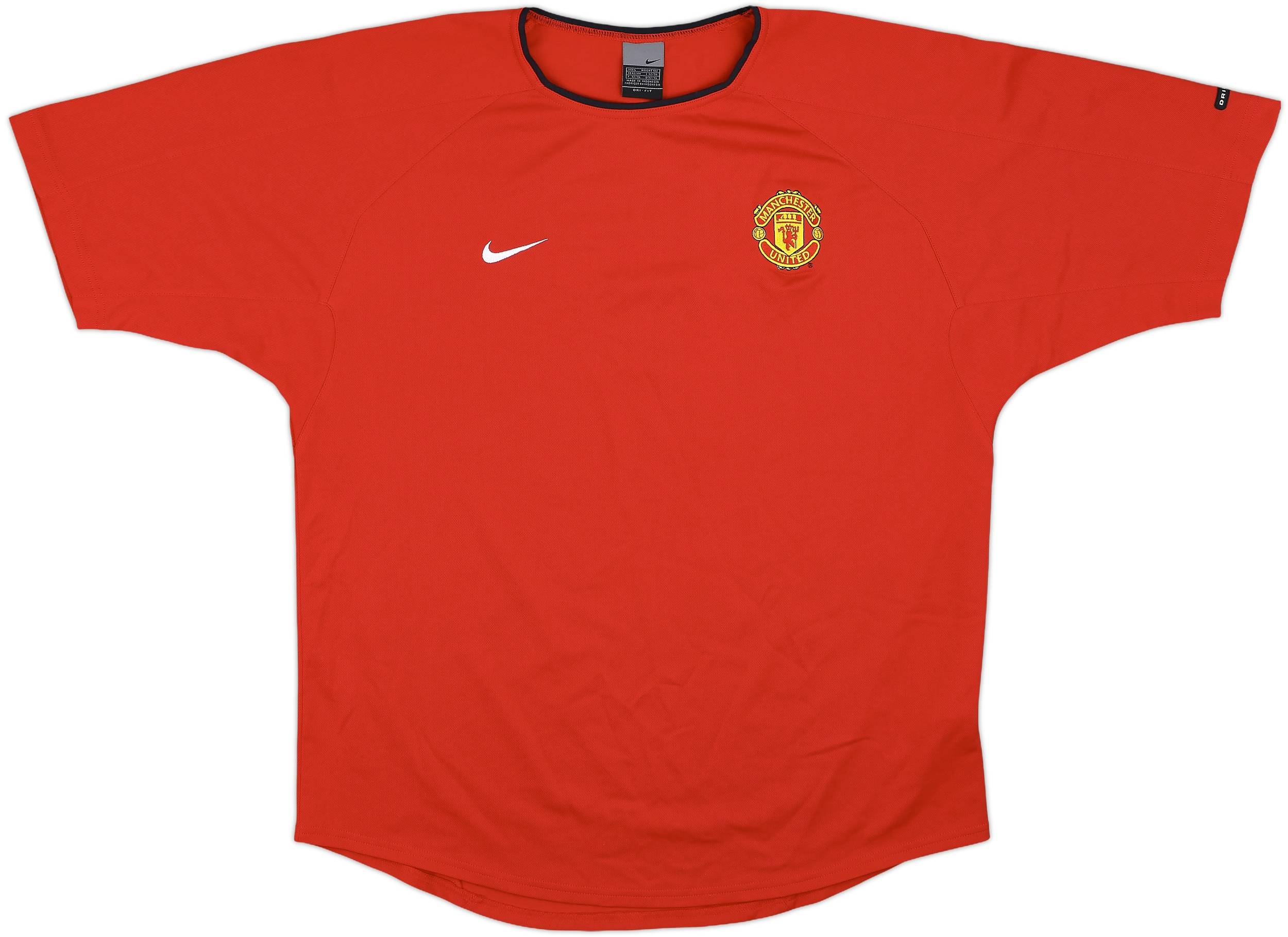 2002-03 Manchester United Nike Training Shirt - 10/10 - (L)