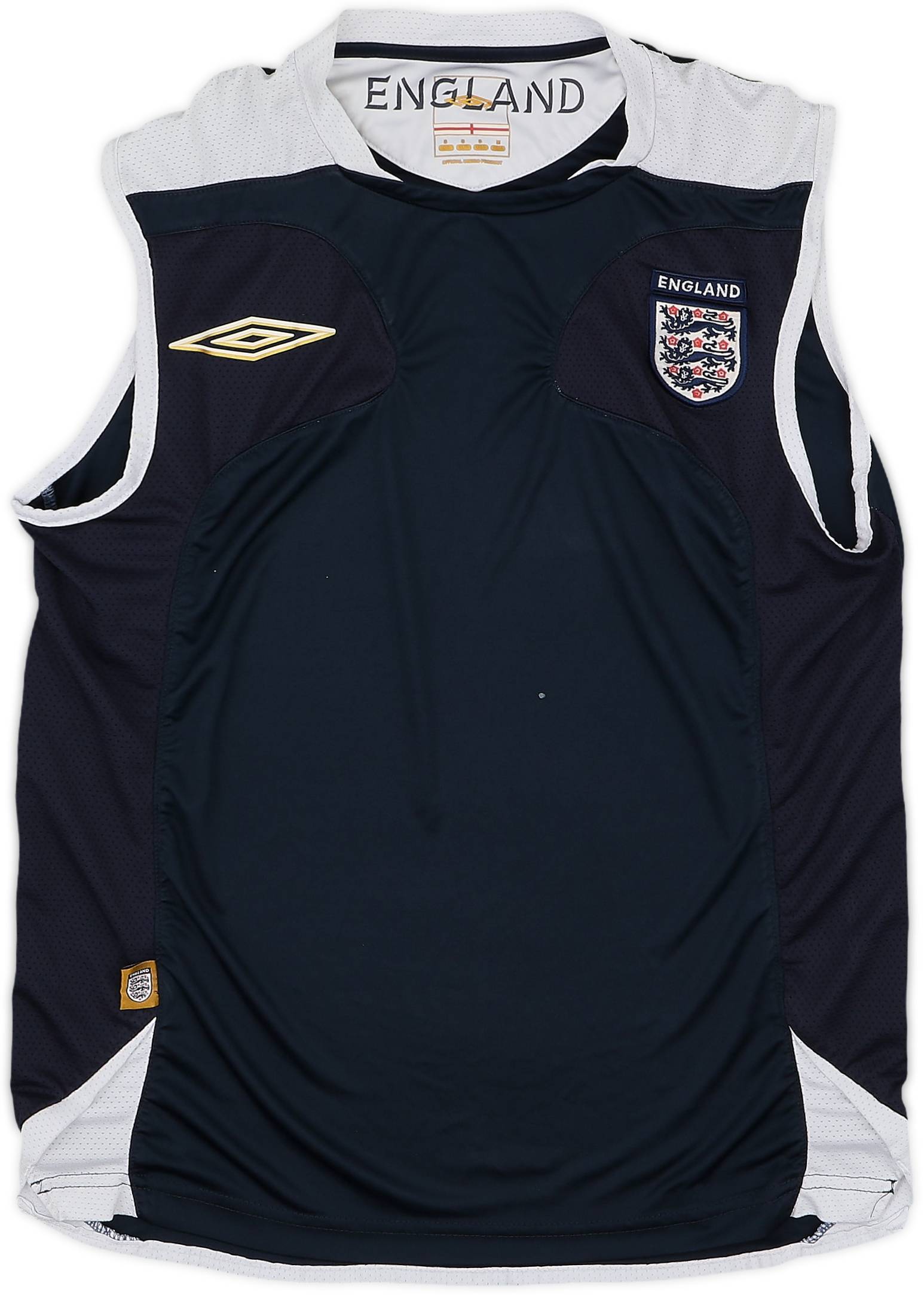 England Umbro Training Vest アンブロ 2006-07 England Umbro Training Vest - 7/10 - (S)