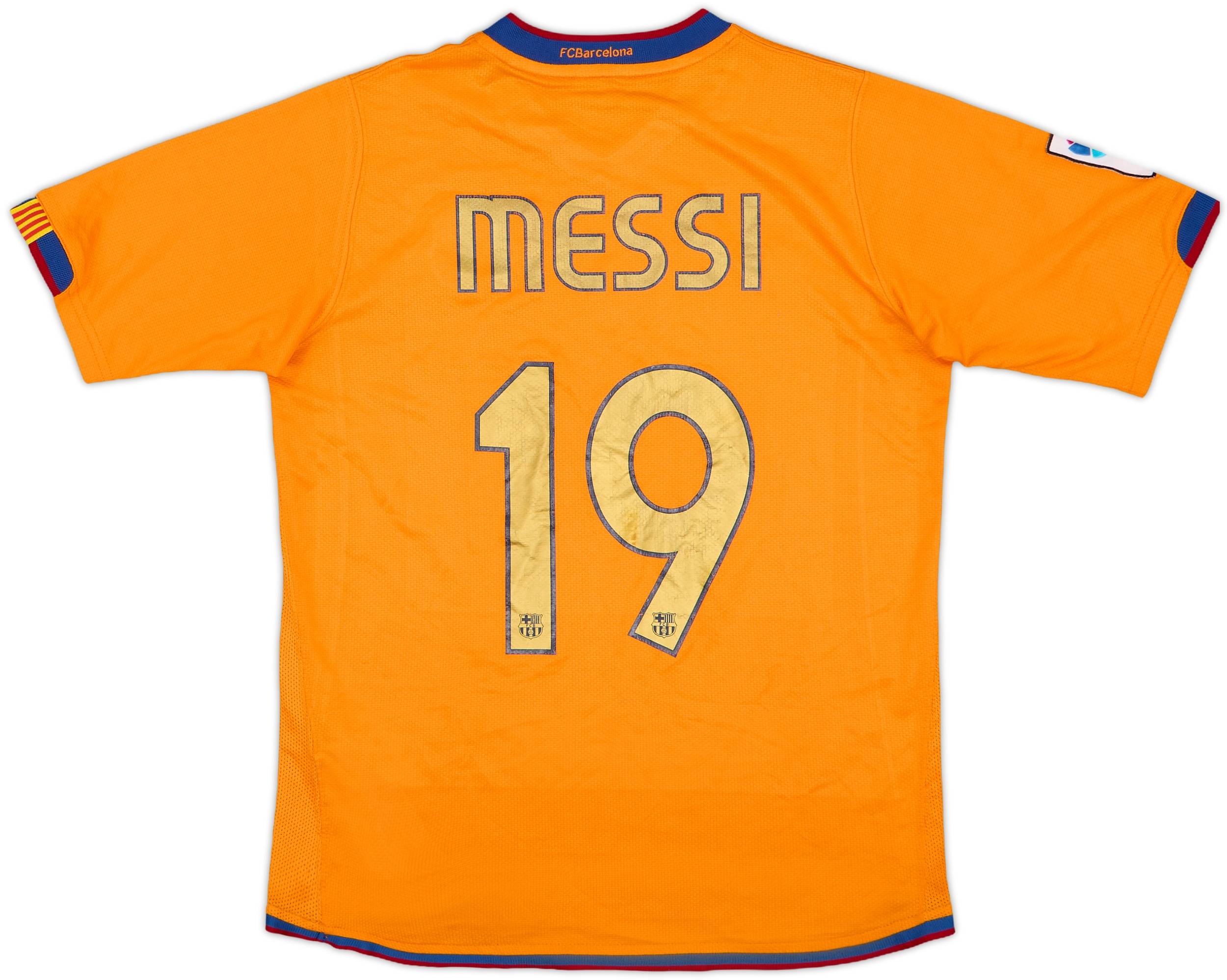 熊*門様 FC Barcelona Messi 10 アウェイジャージ L FC Barcelona Lionel Messi #10 Futbol Soccer Jersey Mens XL