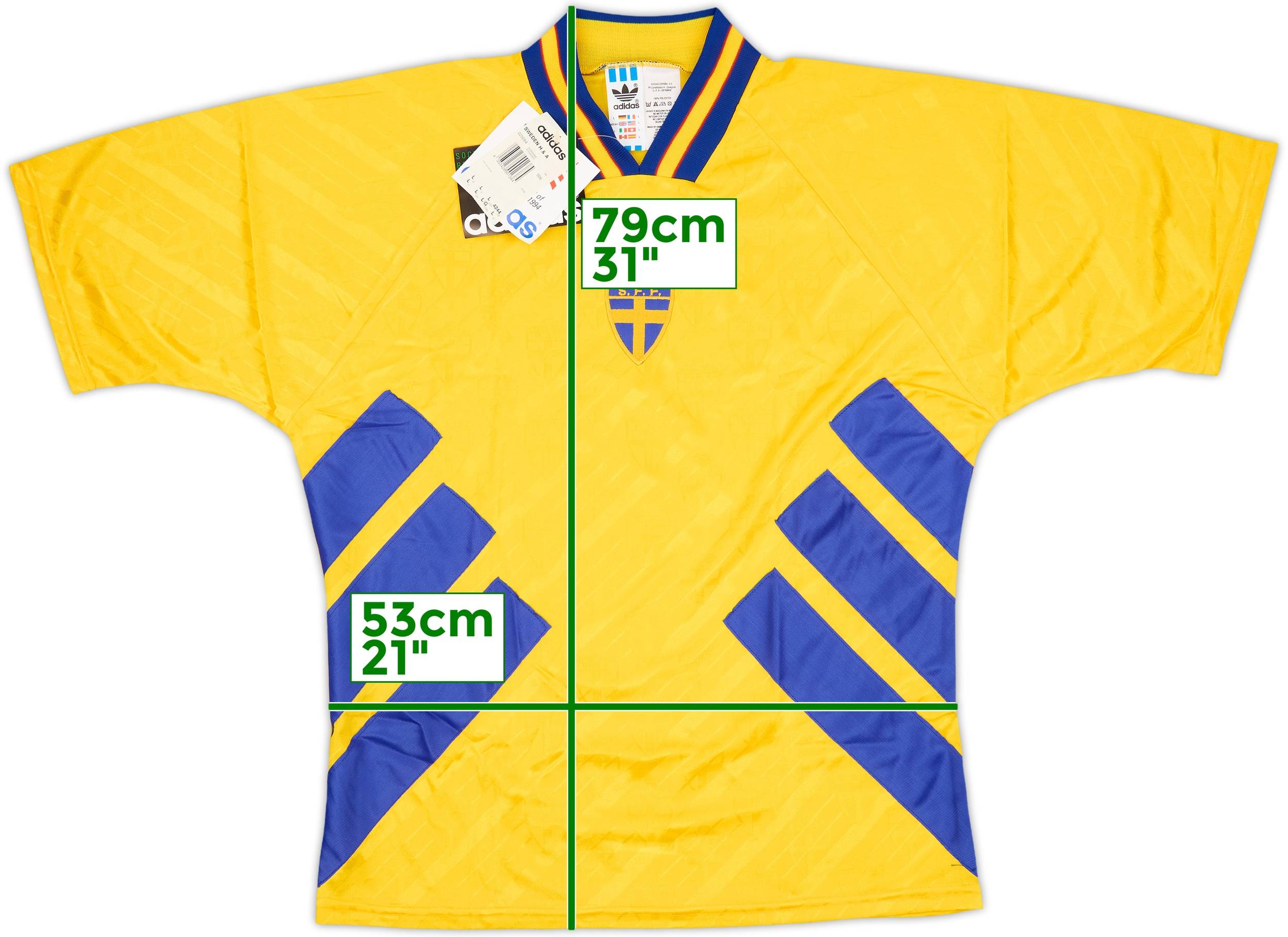 1994-96 Sweden Home Shirt (L)