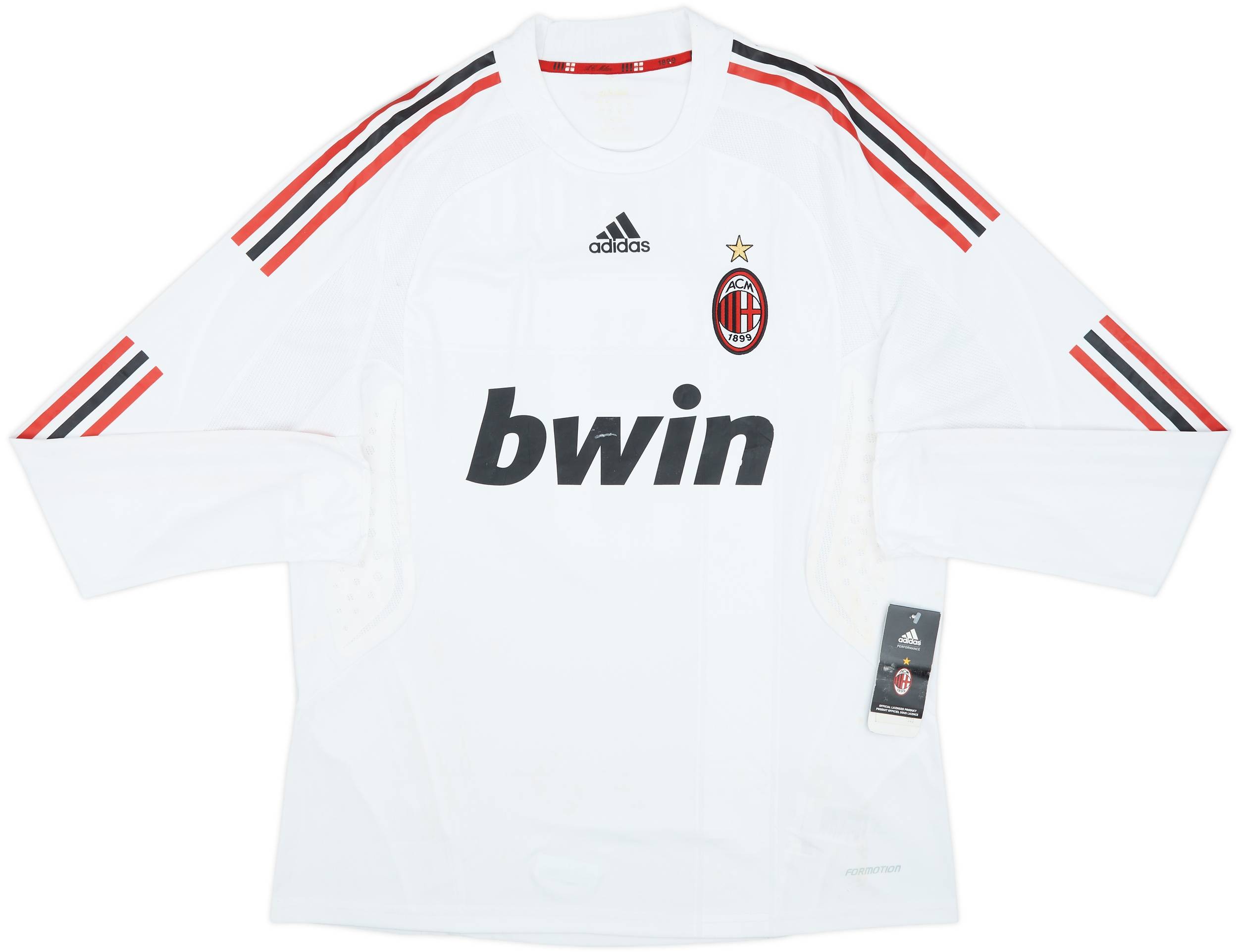 2008-09 AC Milan Player Issue Away L/S Shirt Maldini #3 (XL)