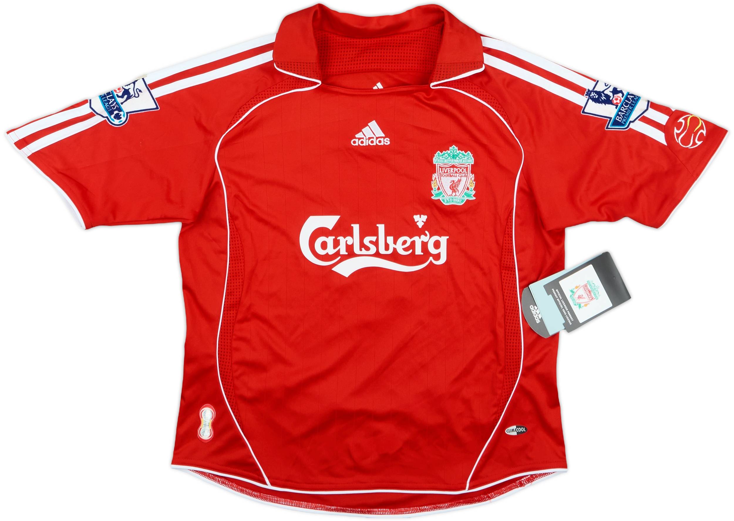 2006-08 Liverpool Home Shirt Gerrard #8 (S.Boys)