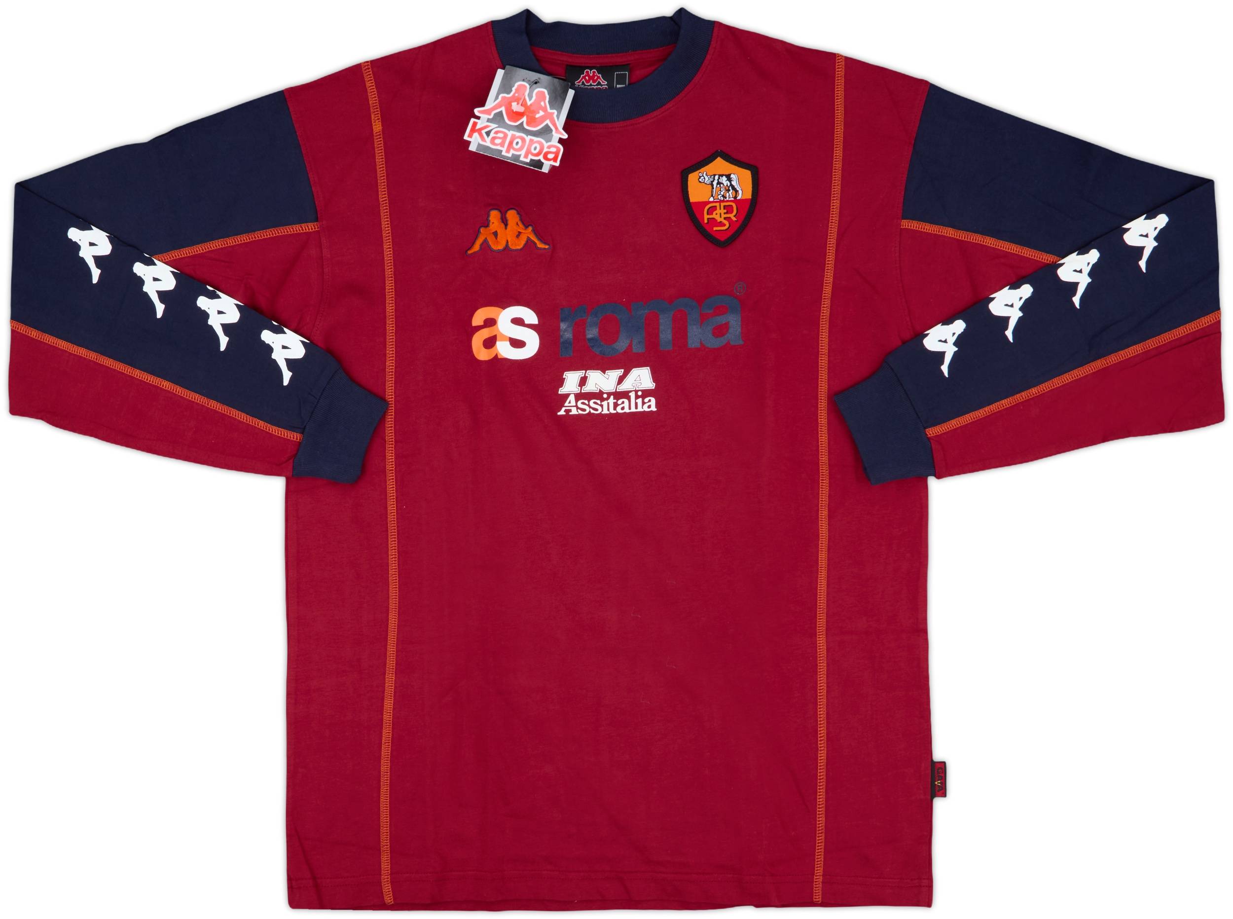 2000-02 Roma Kappa Training L/S Shirt (M)