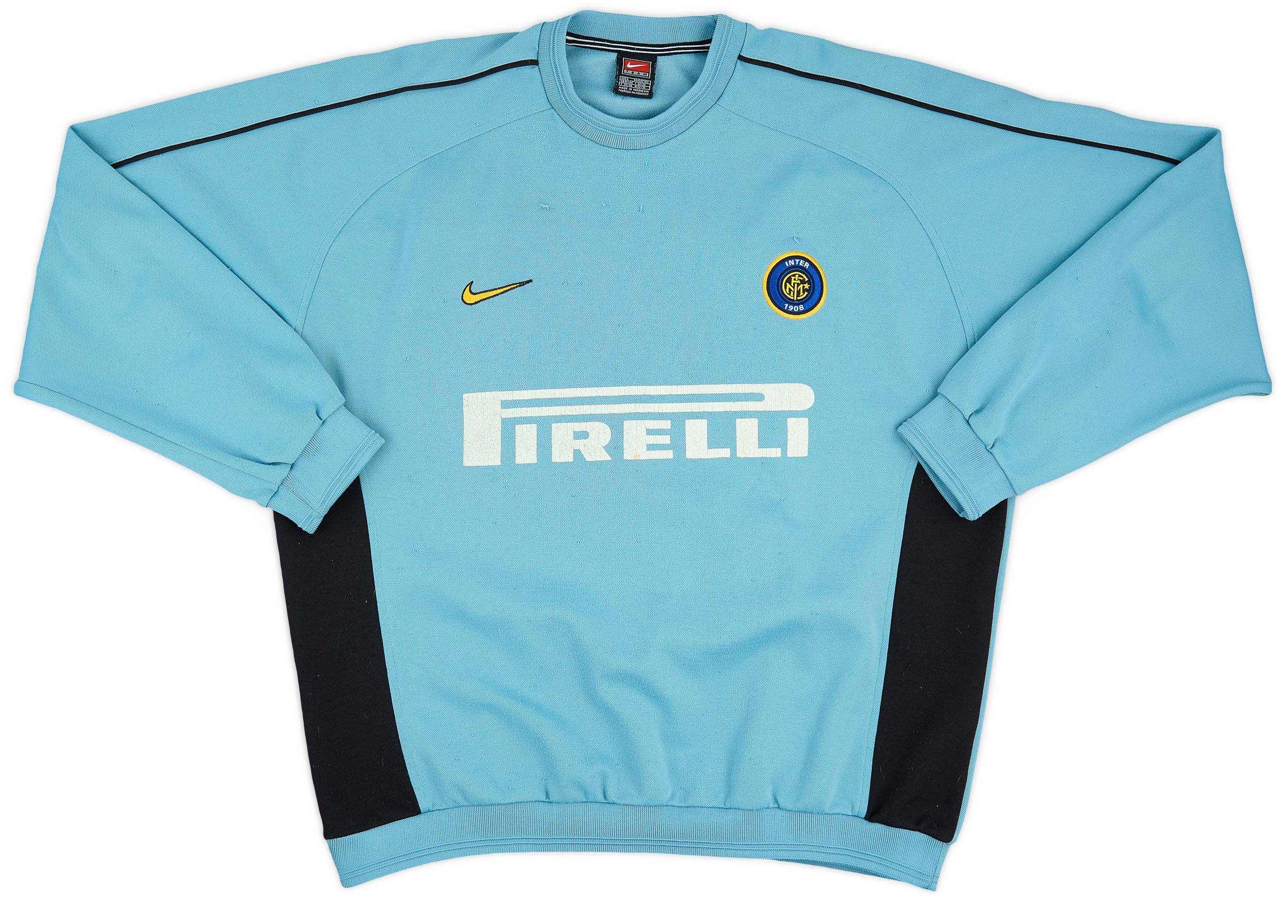 （希少）1999-00 Inter Milan Nike Sweat Top 希少）1999-00 Inter Milan Nike Sweat Top