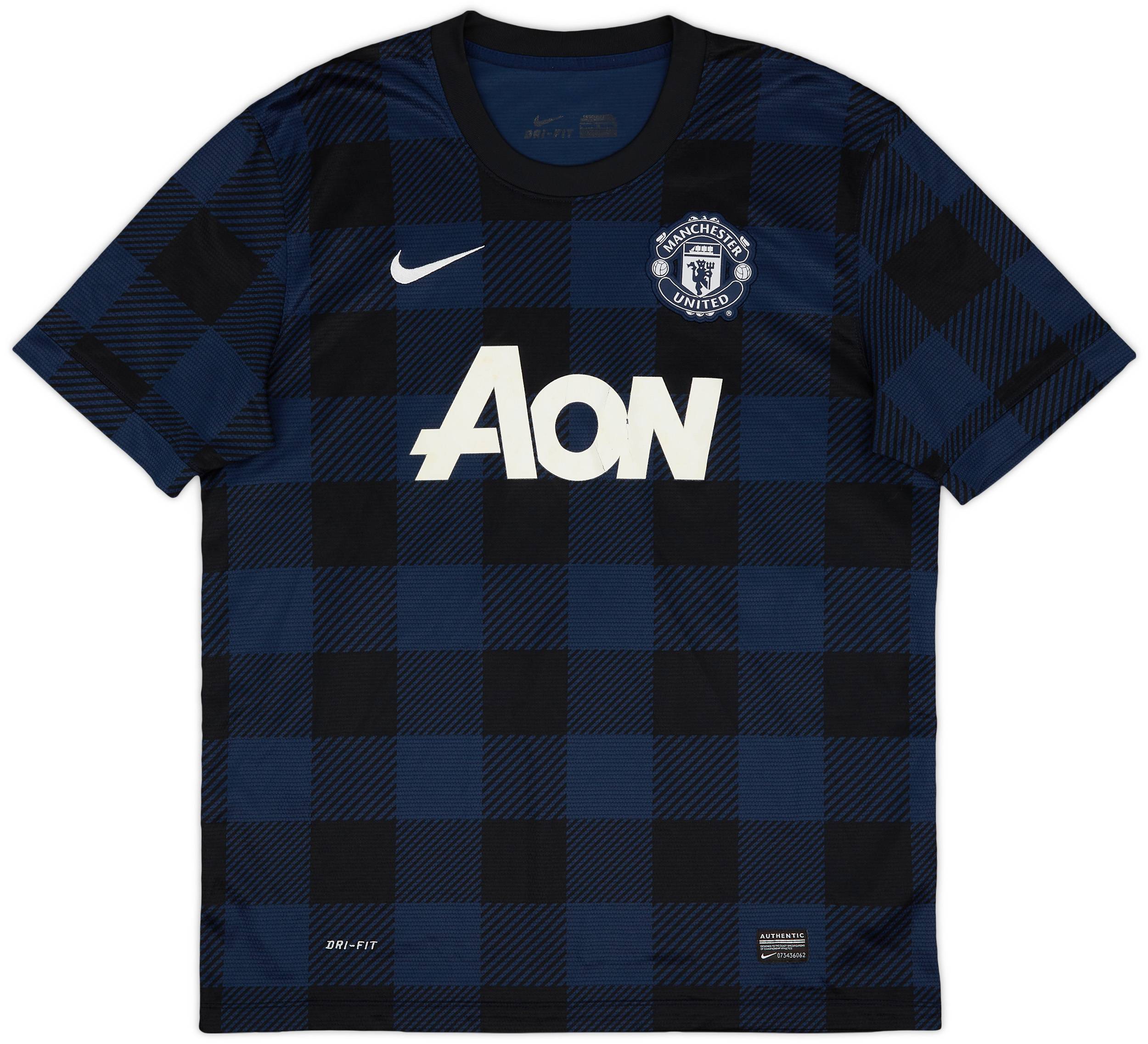 【海外 正規品】 - #3 Evra Shirt Away United Manchester 2013-14 6/10 (L) - ウェア