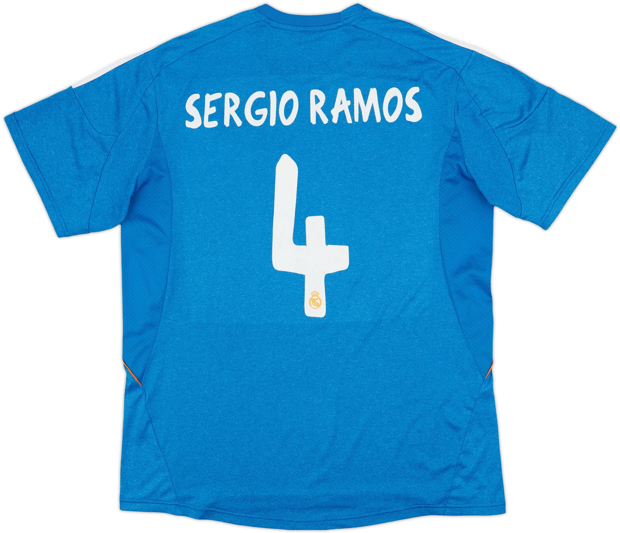 2013-14 Real Madrid Away Shirt Sergio Ramos #4 - 6/10 - (XL)