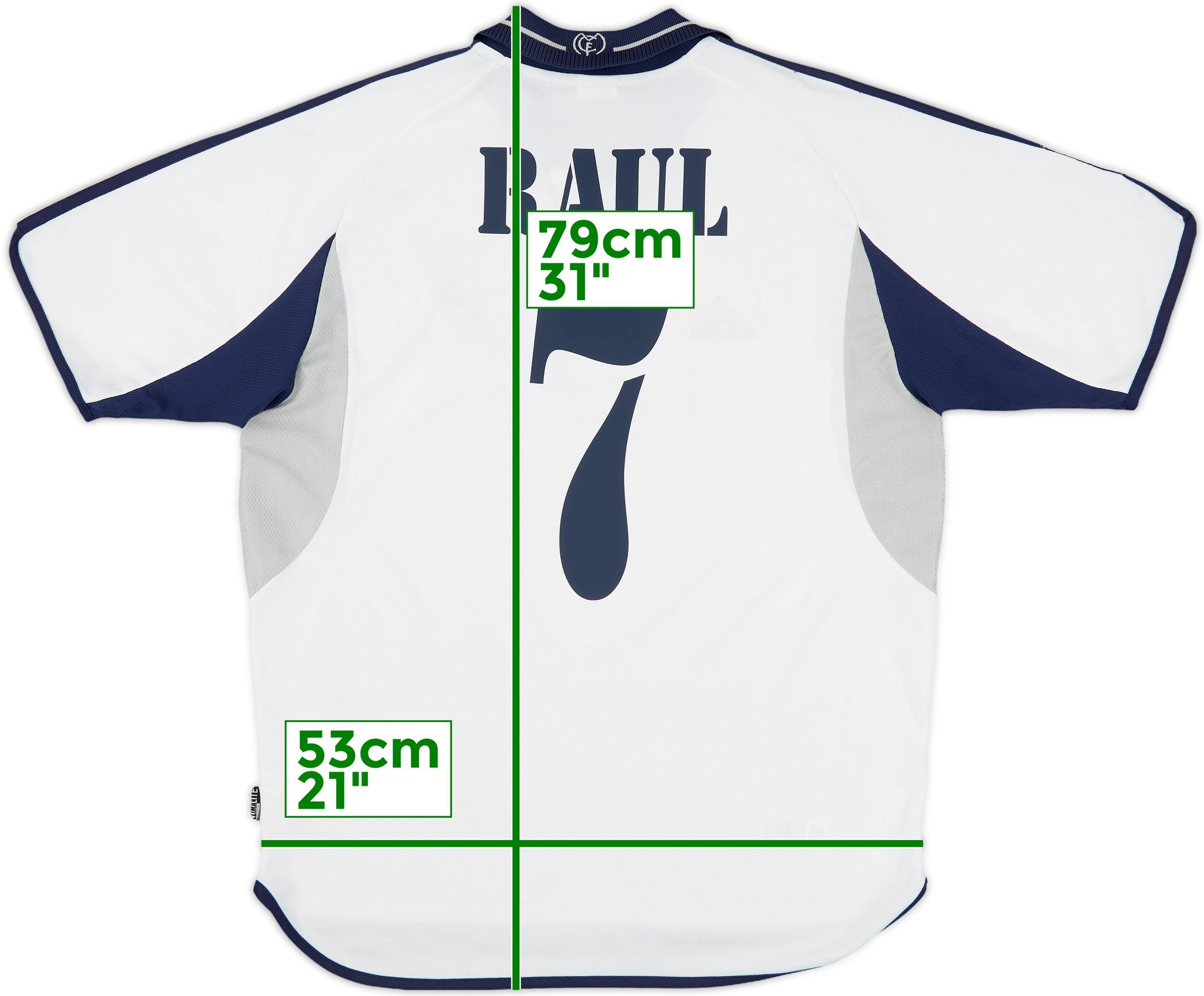 注目ブランドのギフト 2000-01 Real Madrid Home Shirt Raul #7 - 6/10 - (M) ウェア