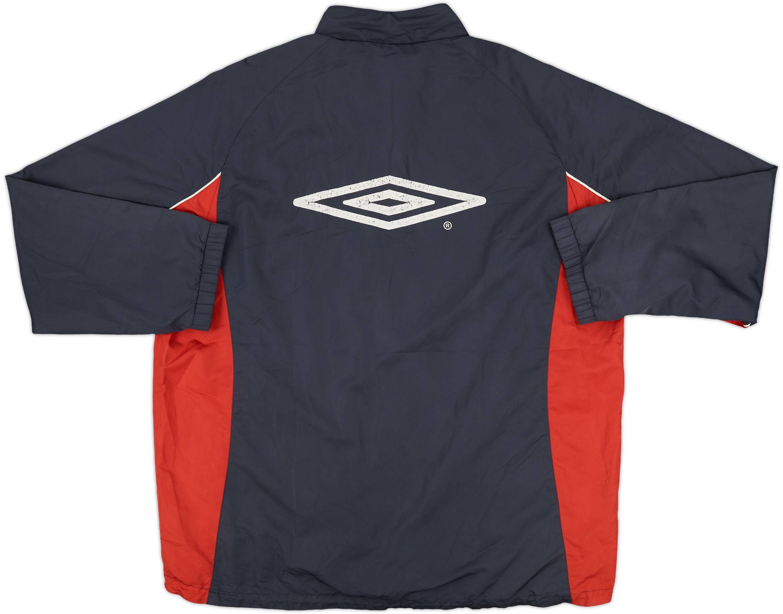 England Umbro Jacket Football Soccer Shirt Training Green