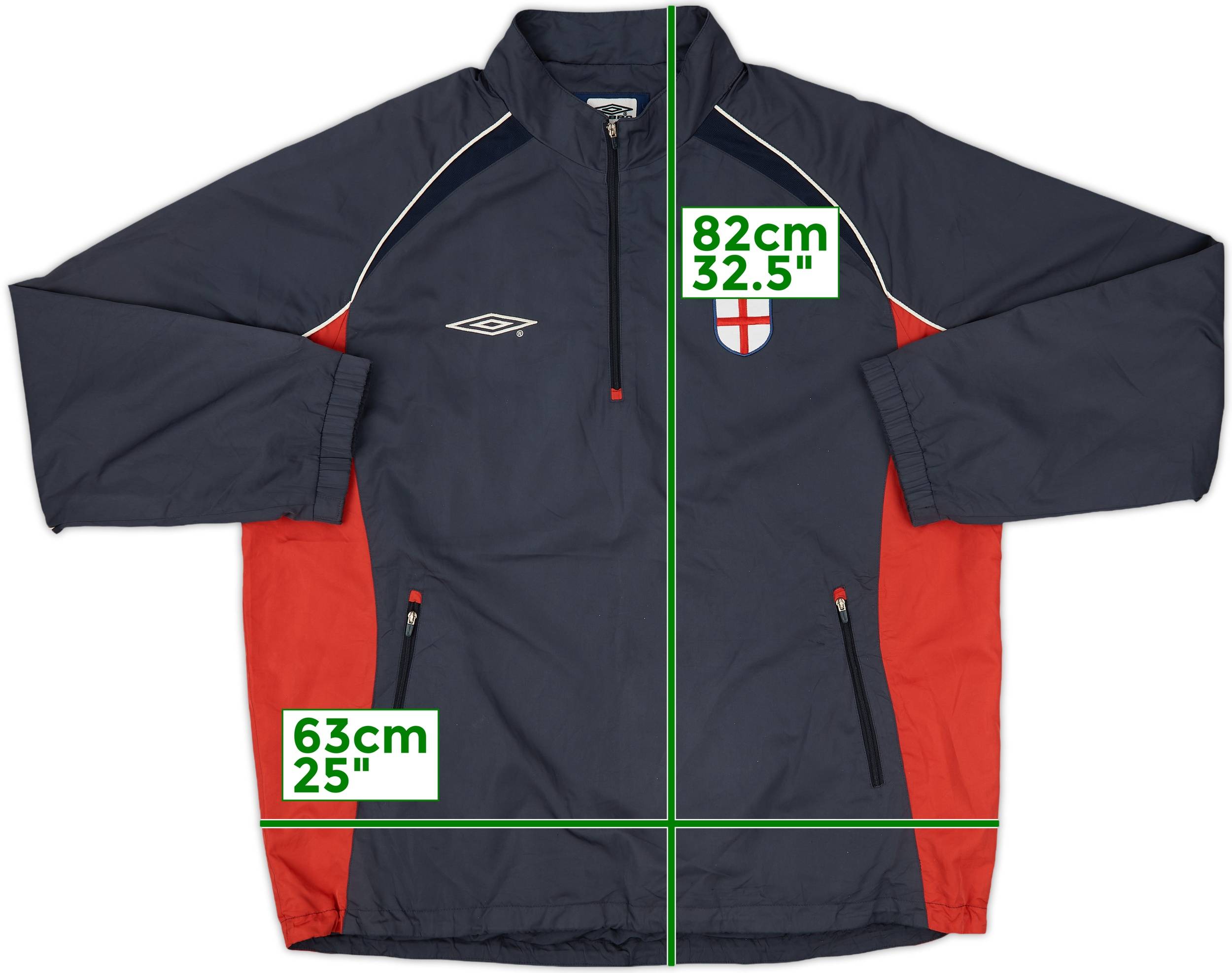 2002-04 Engand Umbro Hooded Rain Jacket - 5/10 - (3XL)