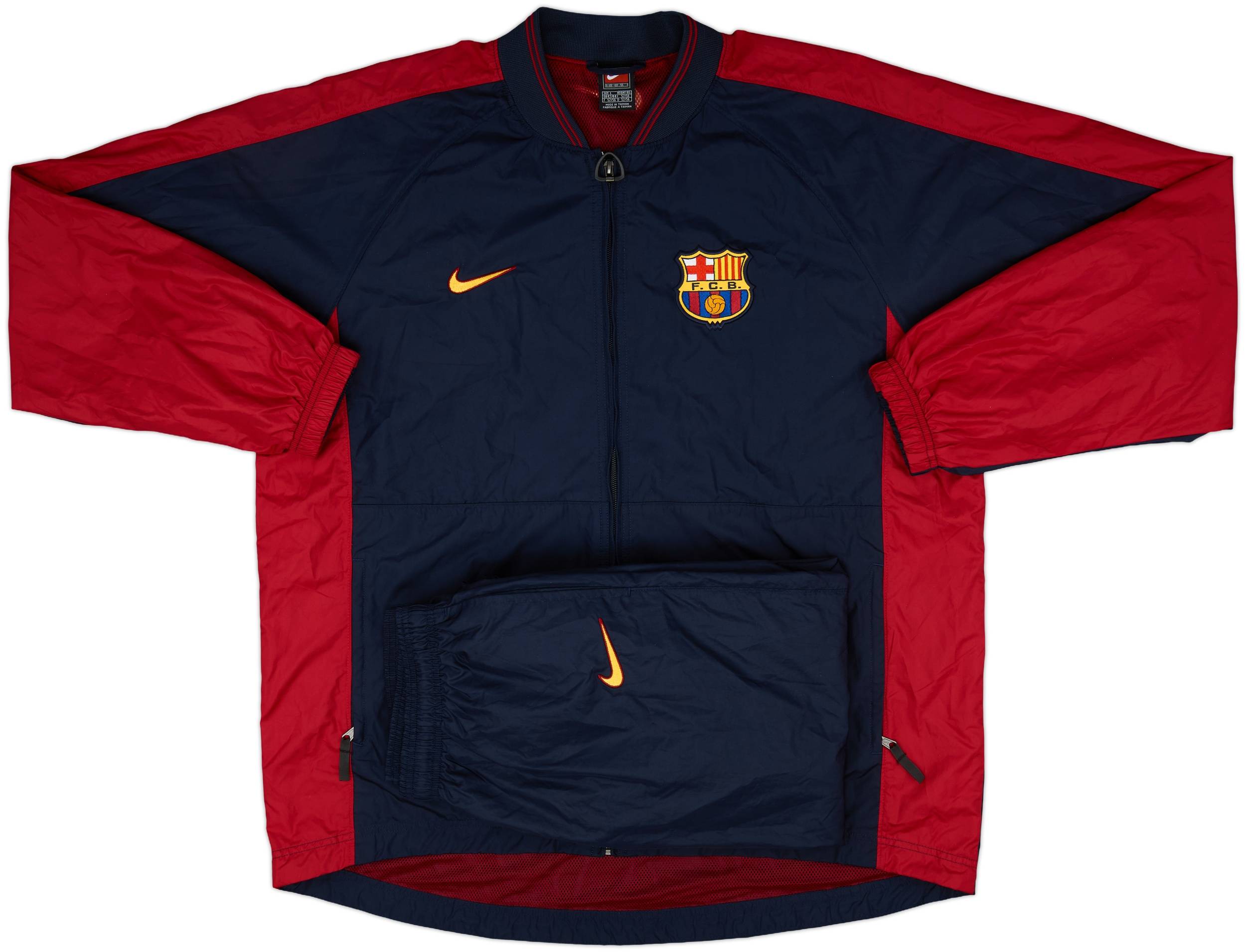 1999-00 Barcelona Nike Tracksuit - 9/10 - (L)