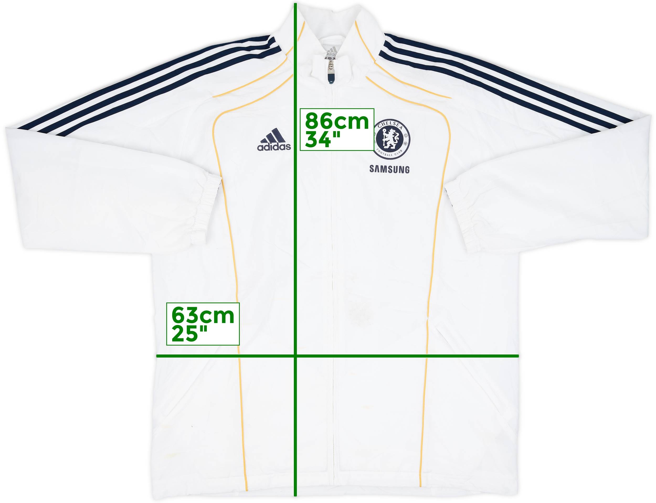 2010-11 Chelsea adidas Track Jacket - 8/10 - (S)