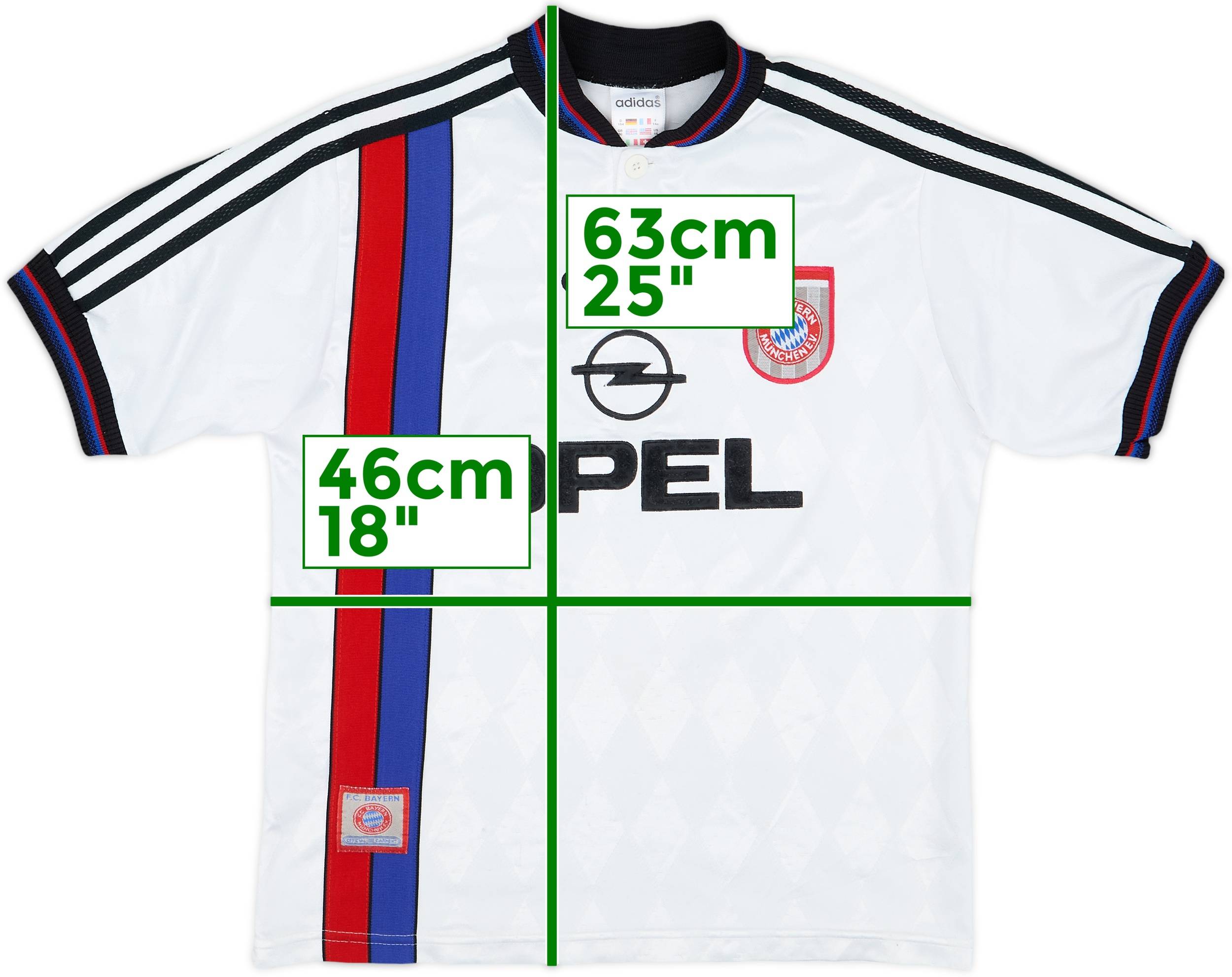 1996-98 Bayern Munich Away Shirt - 5/10 - (L.Boys)