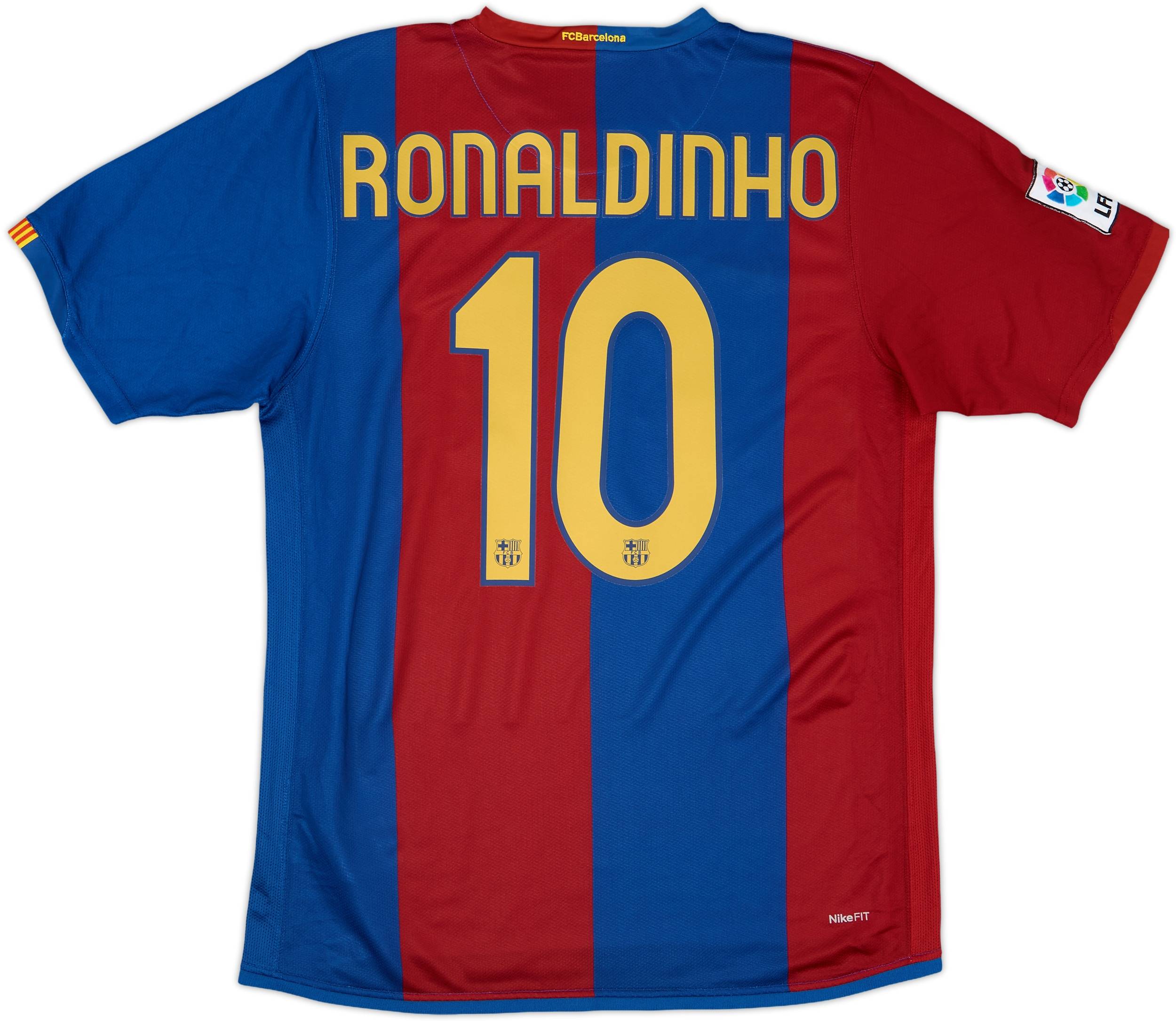売れ筋がひ贈り物！ Home Barcelona 2006-07 Shirt (M) - 8/10 #10- Ronaldinho ジャケット・アウター