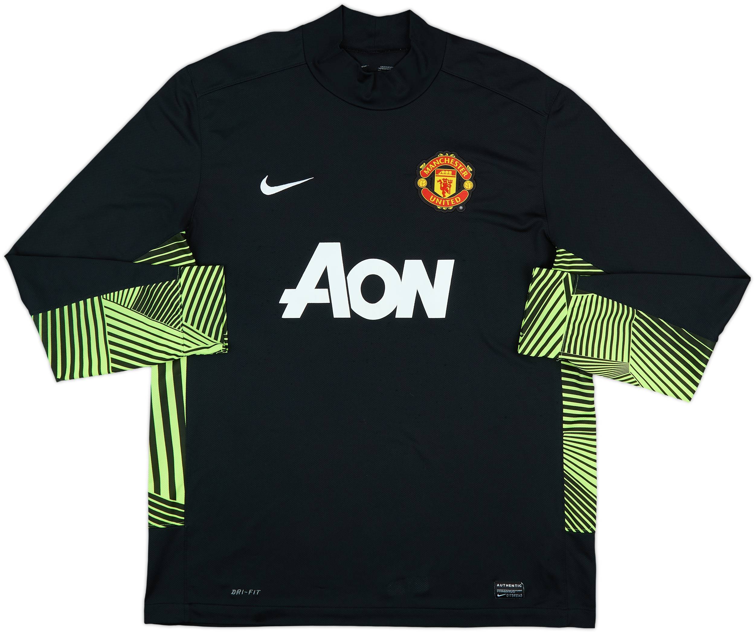 2011-12 Manchester United GK Shirt De Gea #1 - 7/10 - (XL)