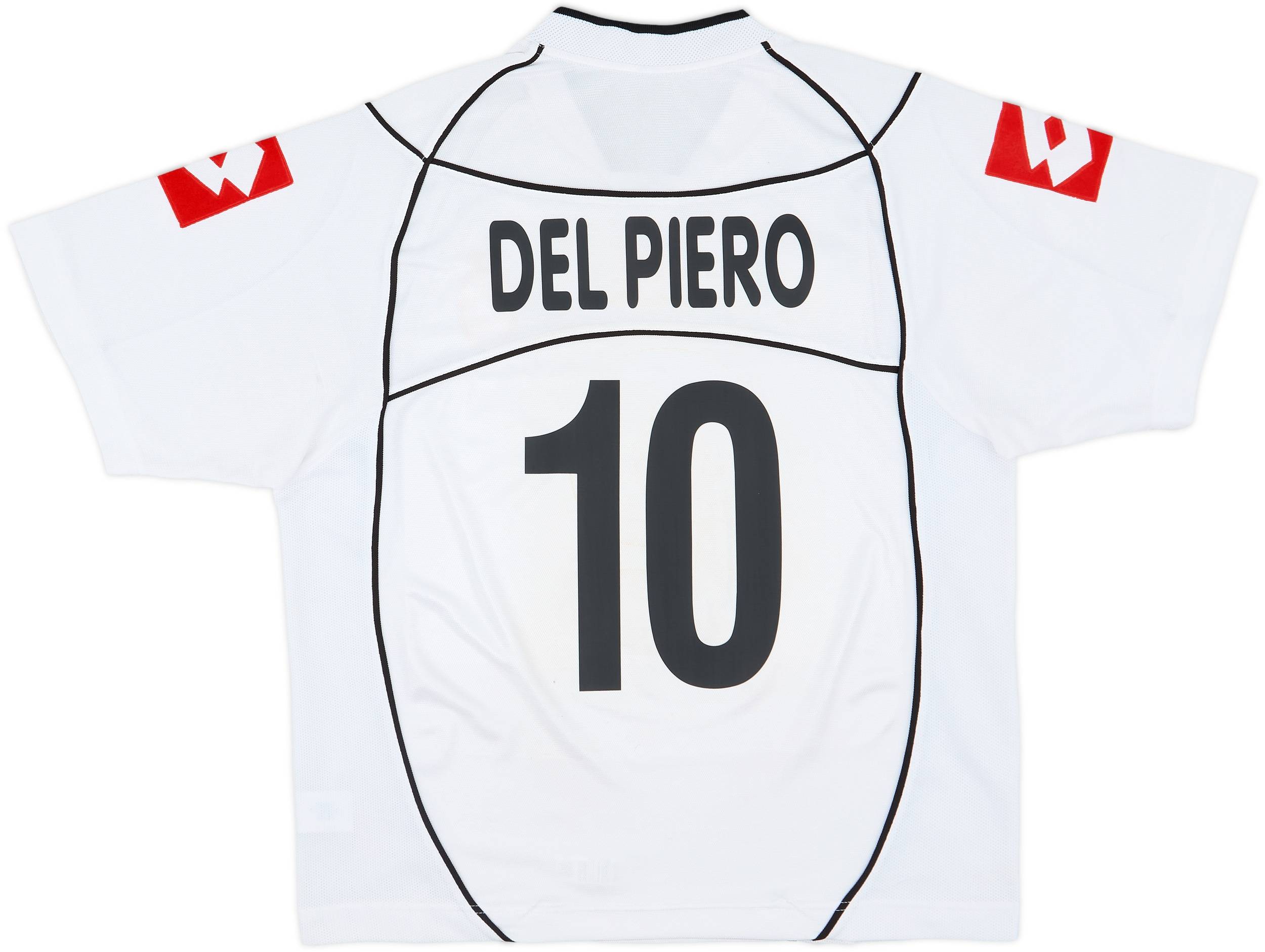 2002-03 Juventus Away Shirt Del Piero #10 - 4/10 - (XL)