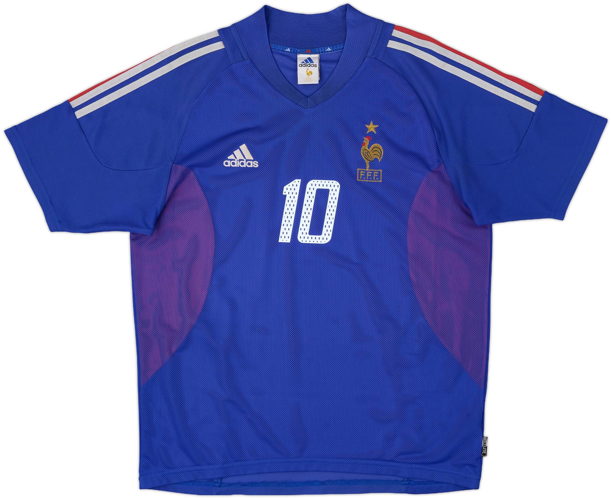 Zidane France 2002 World Cup PLAYER ISSUE Jersey Maillot