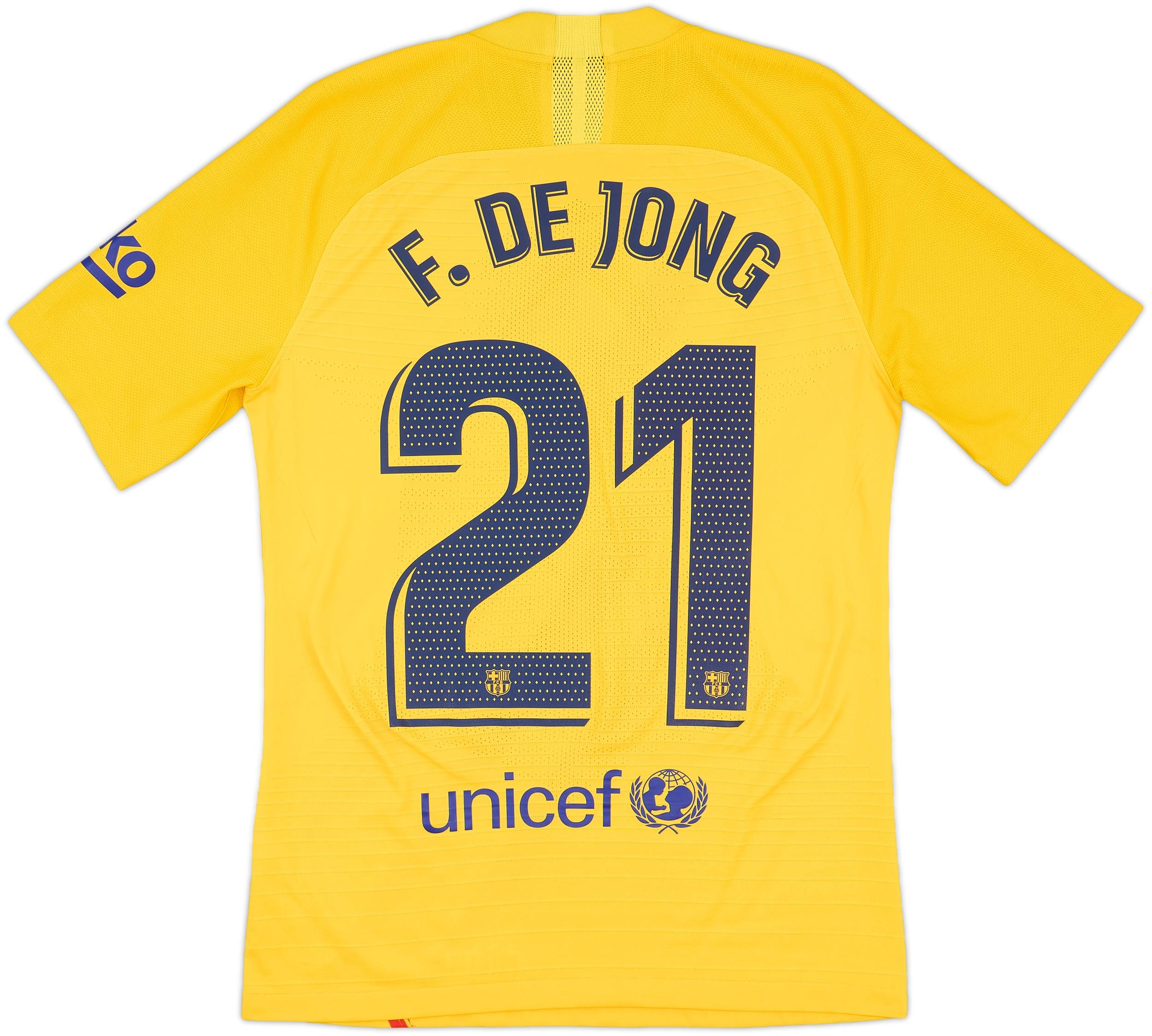 FCバルセロナ F. DE JONG 21番 シャツ 01c78026e86ea4b781abe908bc6e1b