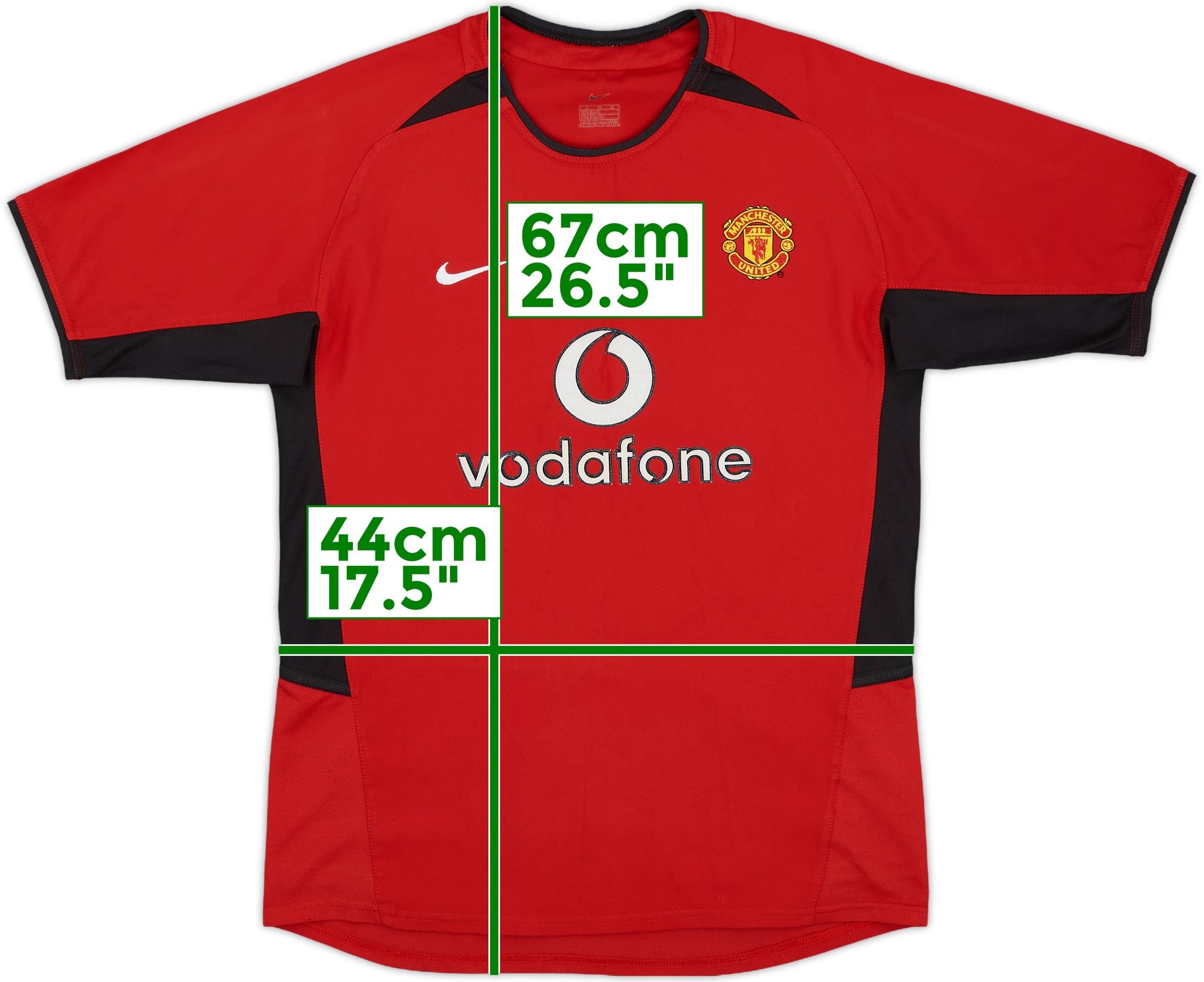 現在開催中のキャンペーン＆お得情報 2002-04 Manchester United Home Shirt - 8/10 - (L.Boys) ウェア