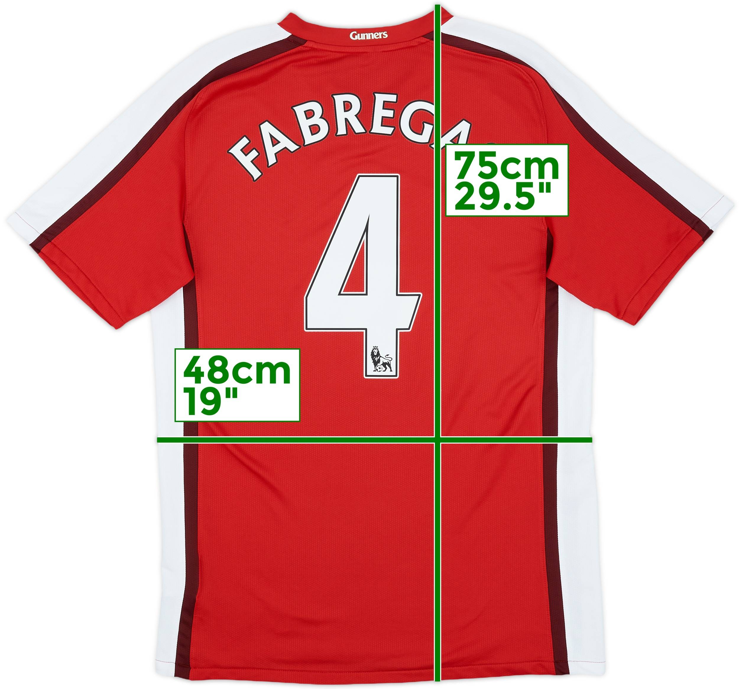 2008-10 Arsenal Home Shirt Fabregas #4 - 7/10 - (S)