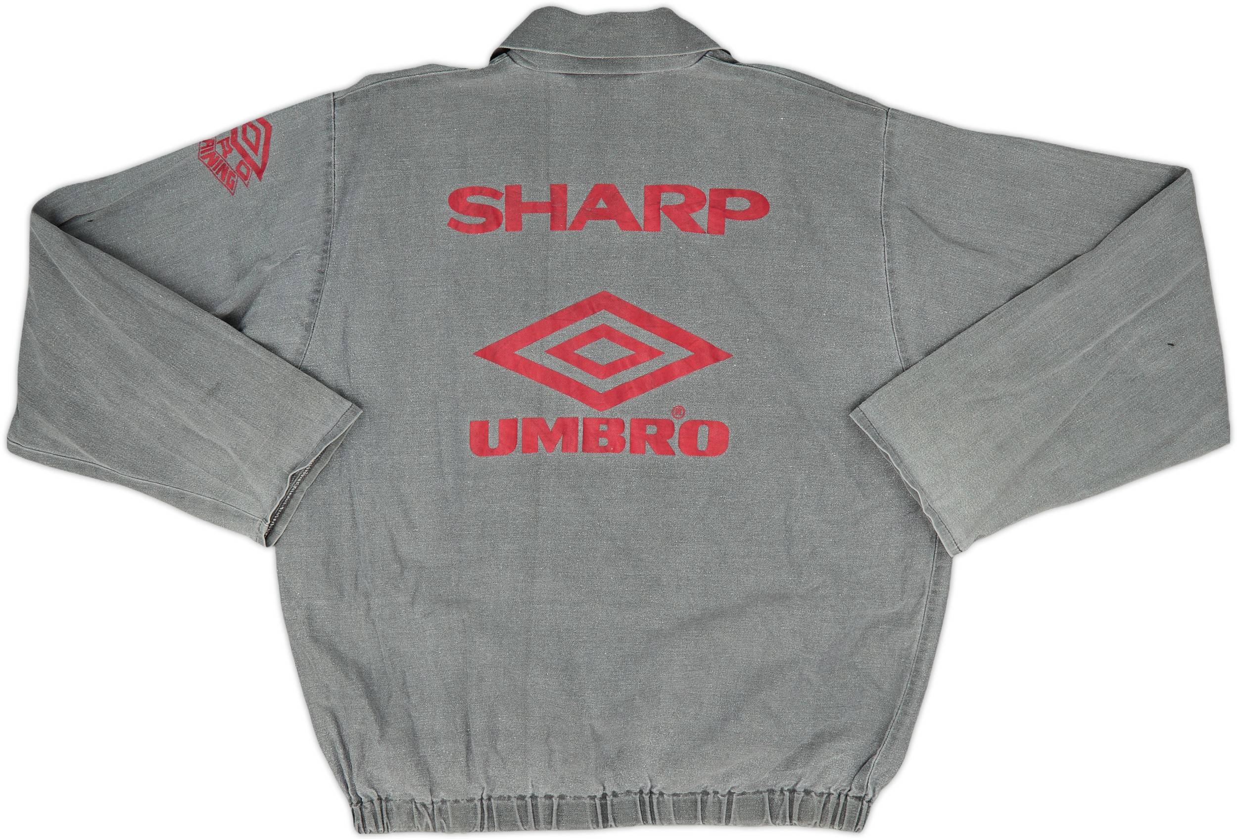 【まとめ買い】 1994-95 Manchester United Umbro Drill Top - 6/10 - (S) トップス