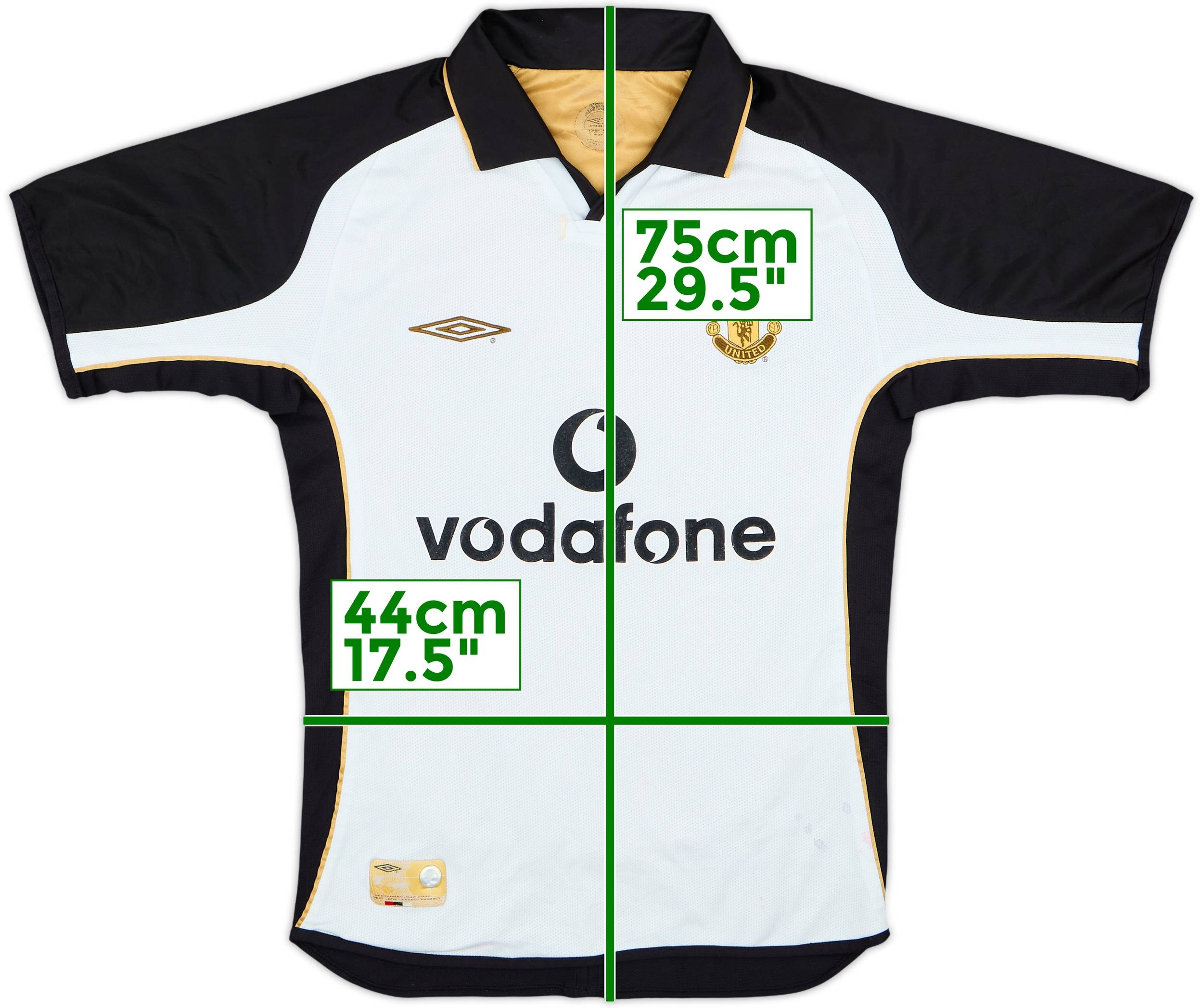 2001-02 Manchester United Centenary Away/Third Shirt - 4/10 - (XL