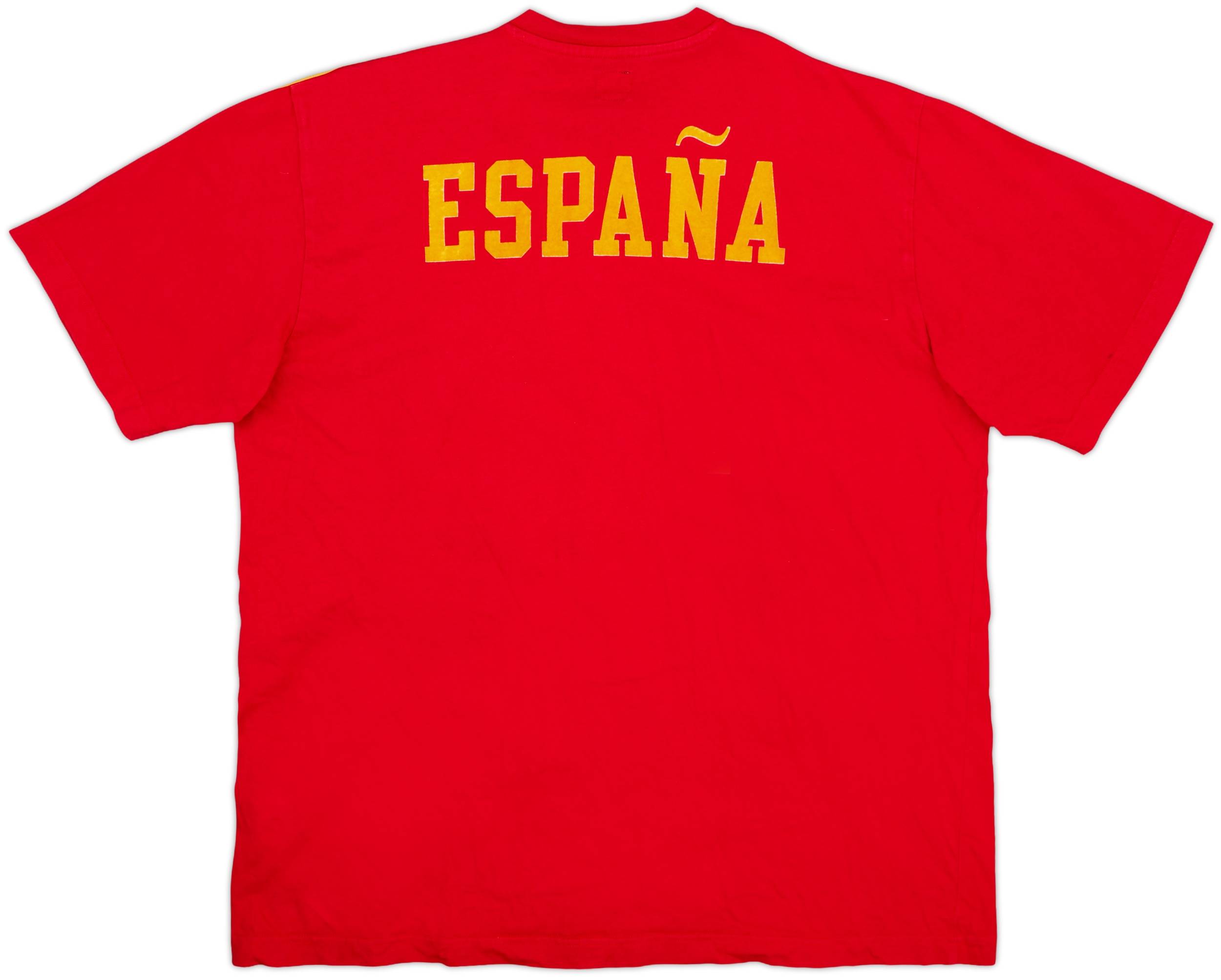 2006 Spain adidas Originals Cotton Tee - 8/10 - (XL)