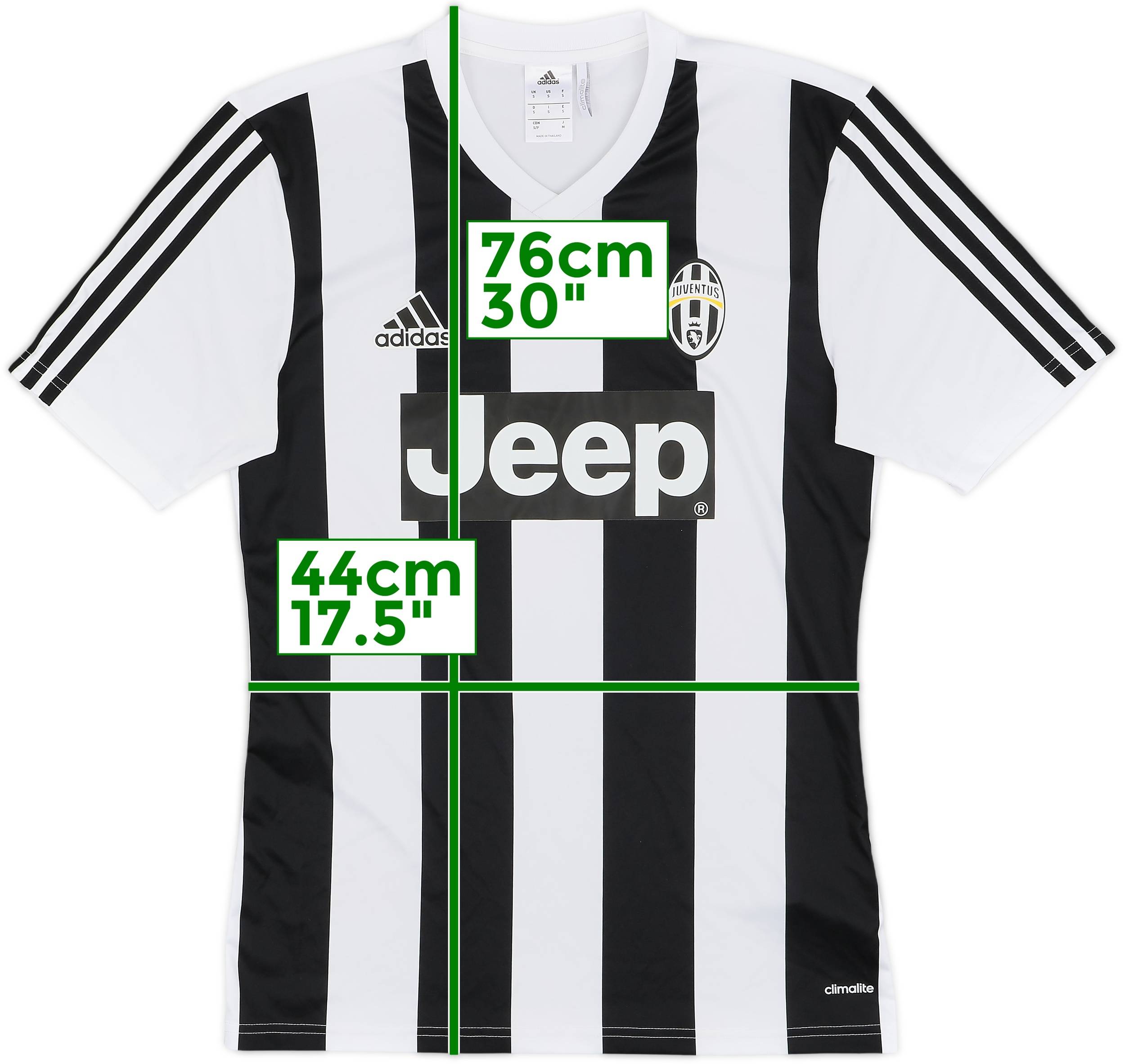 JUVENTUS 2015/2016 HOME FOOTBALL SHIRT JERSEY ADIDAS M POGBA