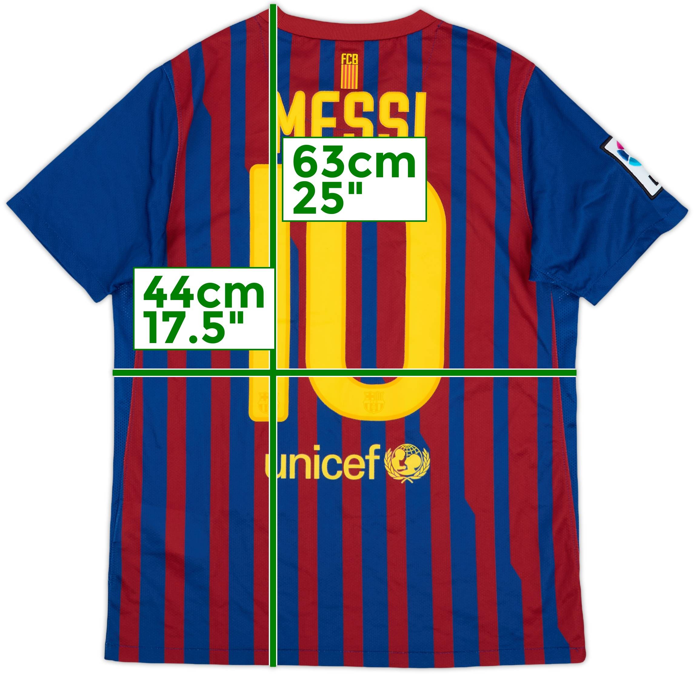 2012-13 Barcelona Home Shirt Messi #10 - 7/10 - (S)