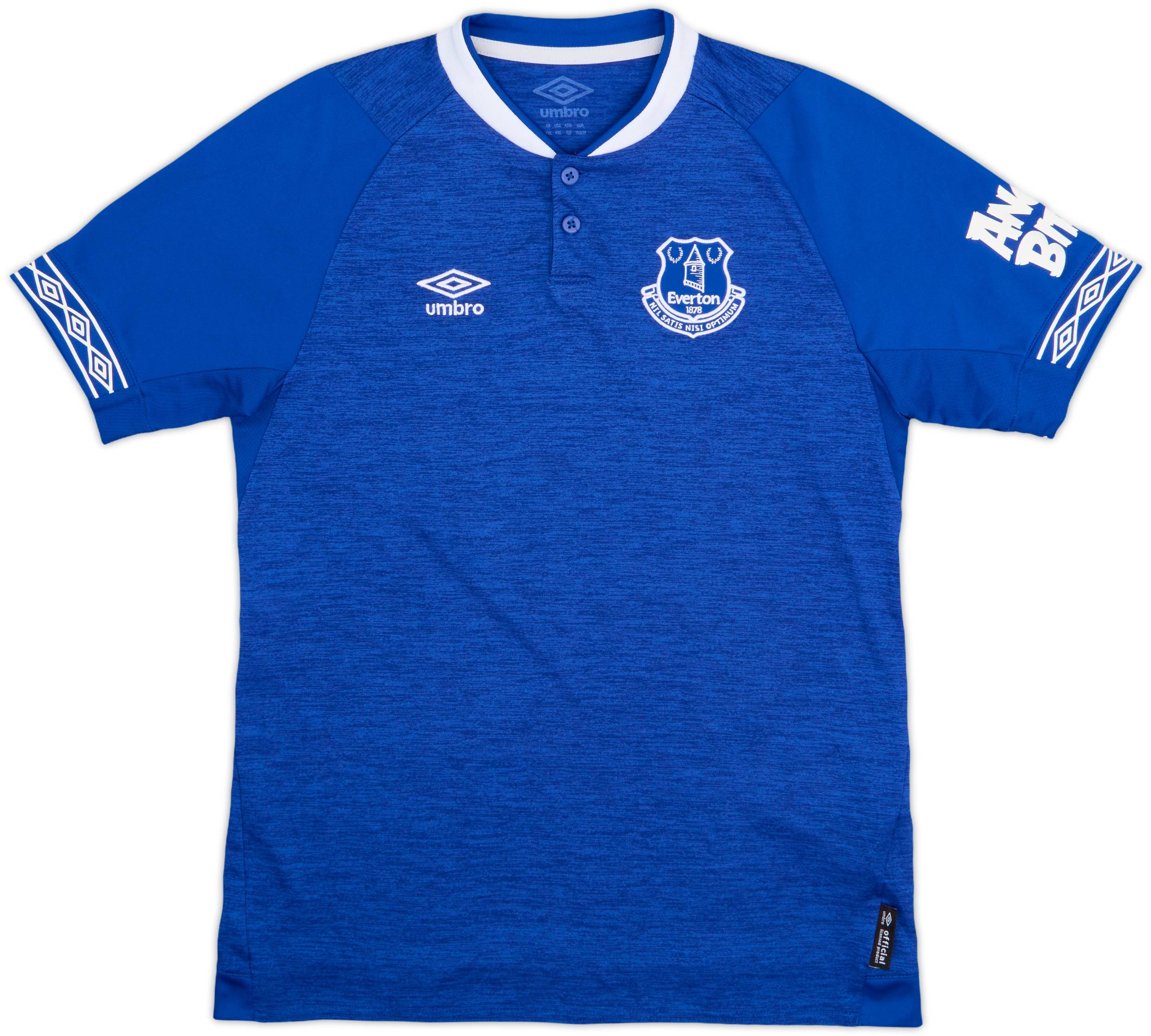 2018-19 Everton Home Shirt - 9/10 - (XL.Boys)