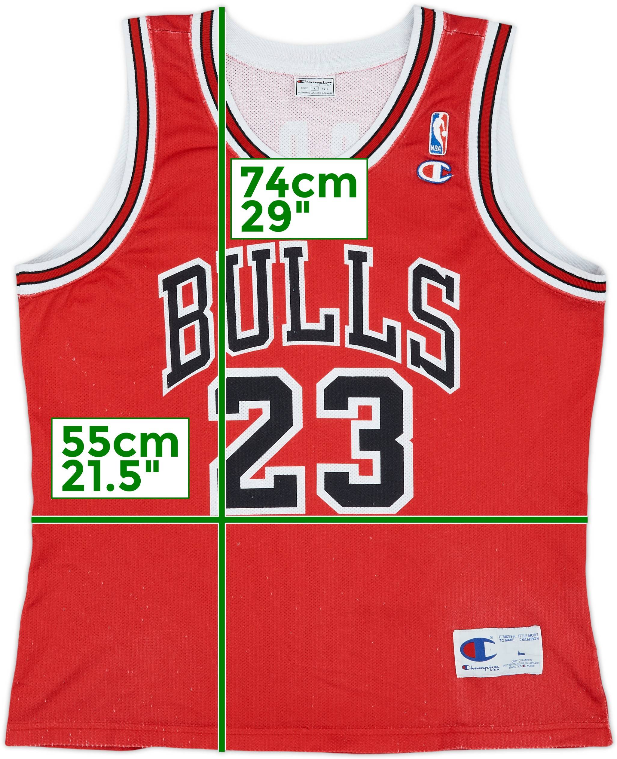 ウェア BULLS JORDAN 23 Champion 1991-98 Chicago Bulls Jordan #23 Champion Away Jersey - 5/10