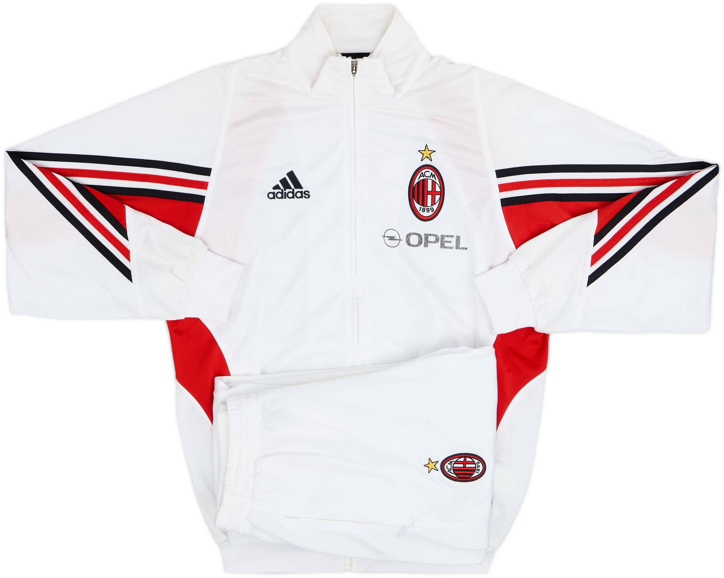 2003-04 AC Milan adidas Full Tracksuit - 6/10 - (S)