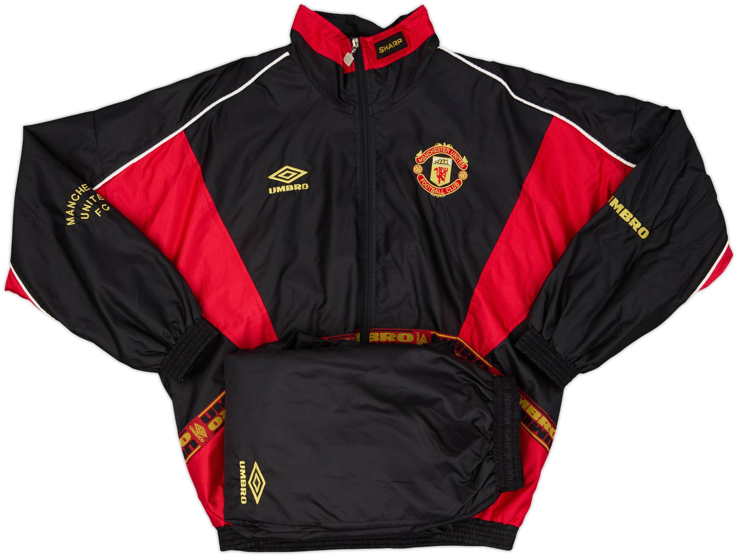 1996-97 Manchester United Umbro Tracksuit - 10/10 - (M)
