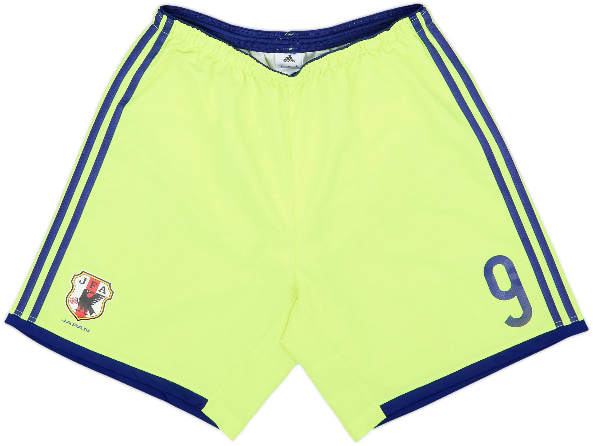  サッカー日本代表 リバーシブルシャツ 99-20 size O 2014 Japan Authentic Away L/S Shirt & Shorts Okazaki #9 - 6/10 - (M)