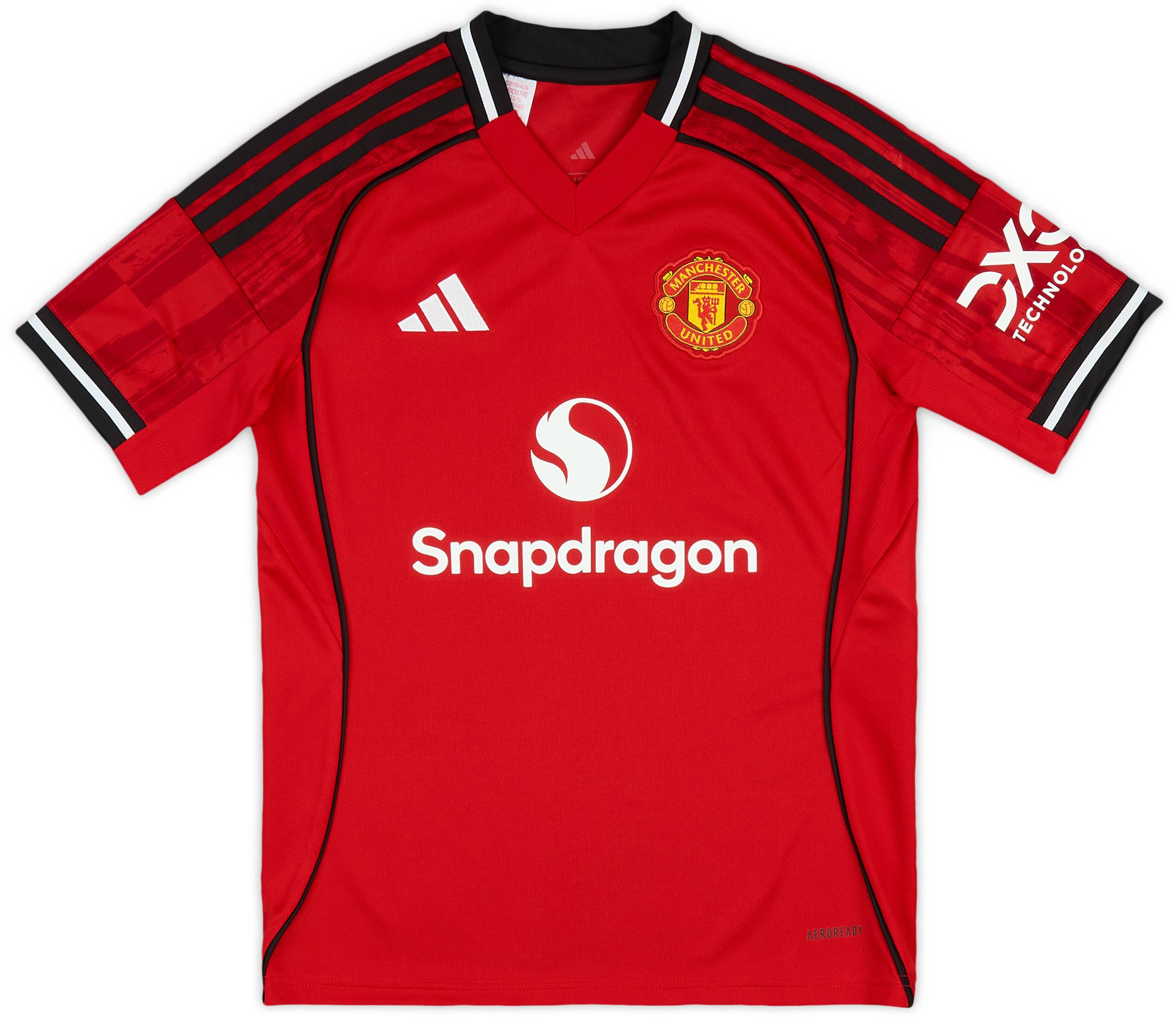 2025-26 Manchester United Home Shirt Mbeumo #19 (KIDS)