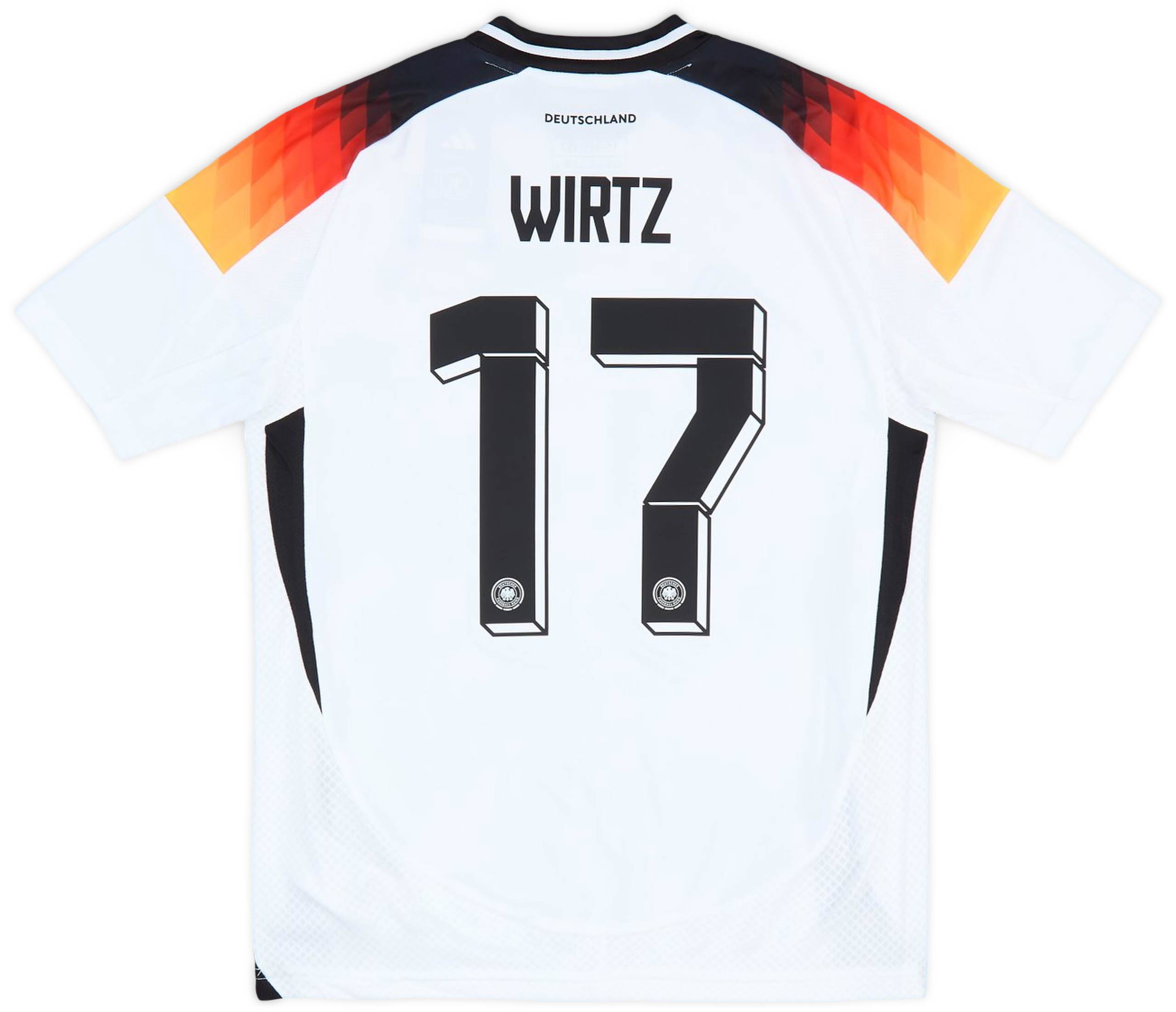 ドイツ代表 ユニフォーム 24/25 ウィルツ 2024-25 Germany Home Shirt Wirtz #17 (KIDS)