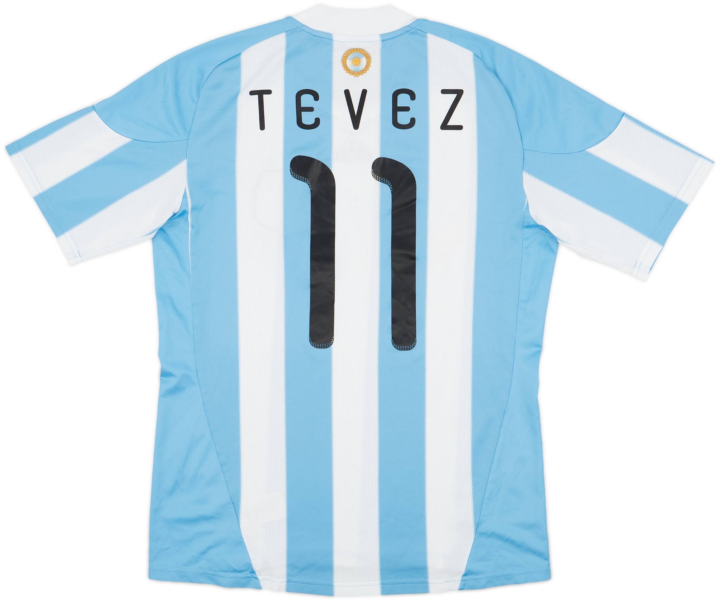 全ての - #11 Tevez Shirt Home Argentina 2010-11 9/10 (S) - ウェア
