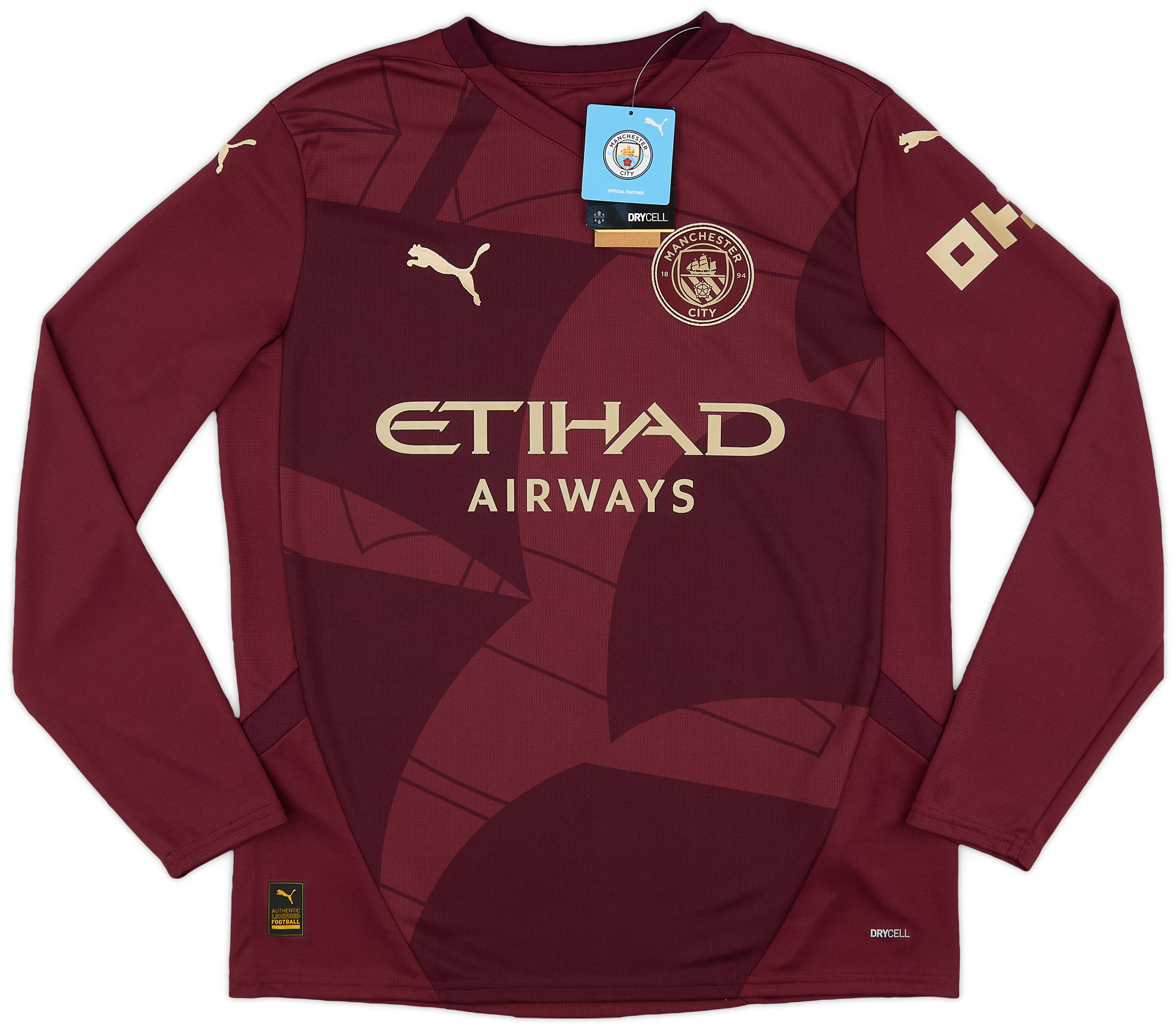 MANCHESTER CITY 長袖　ロンT MANCHESTER CITY(マンチェスターシティ) 白文字 長袖Tシャツを