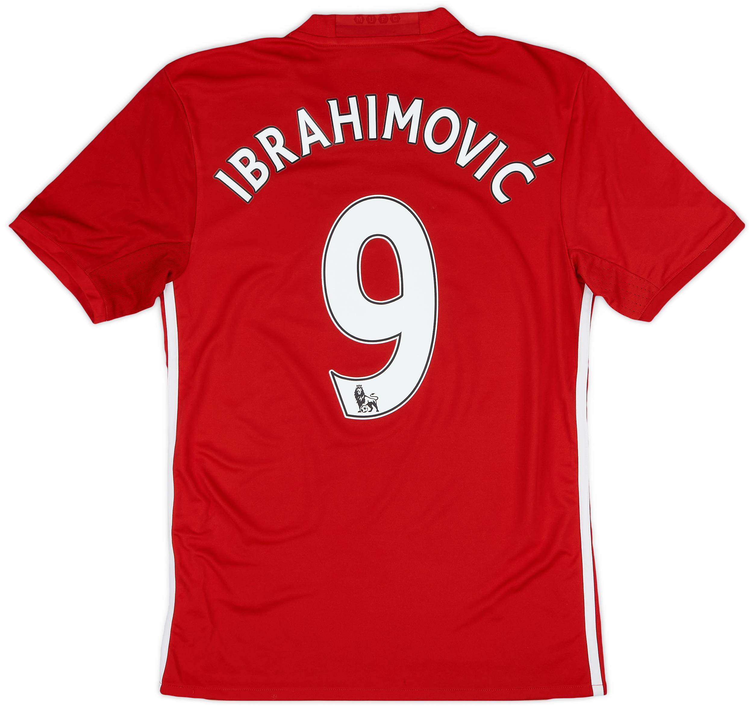 2016/17 Manchester United Home Jersey #9 Ibrahimovic XL