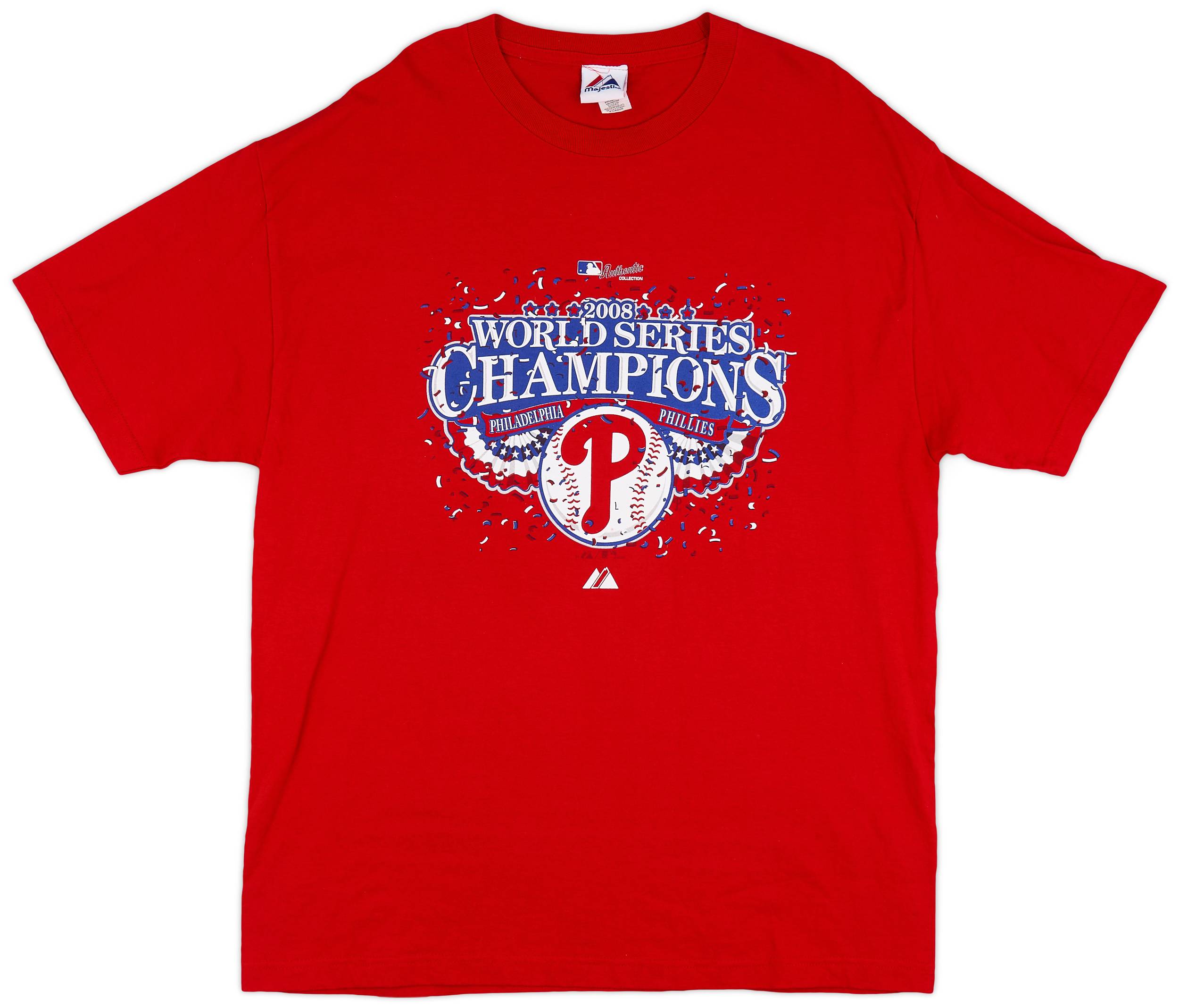 Majestic PHILADELPHIA PHILLIES 2008 WORLD SERIES CHAMPIONS T