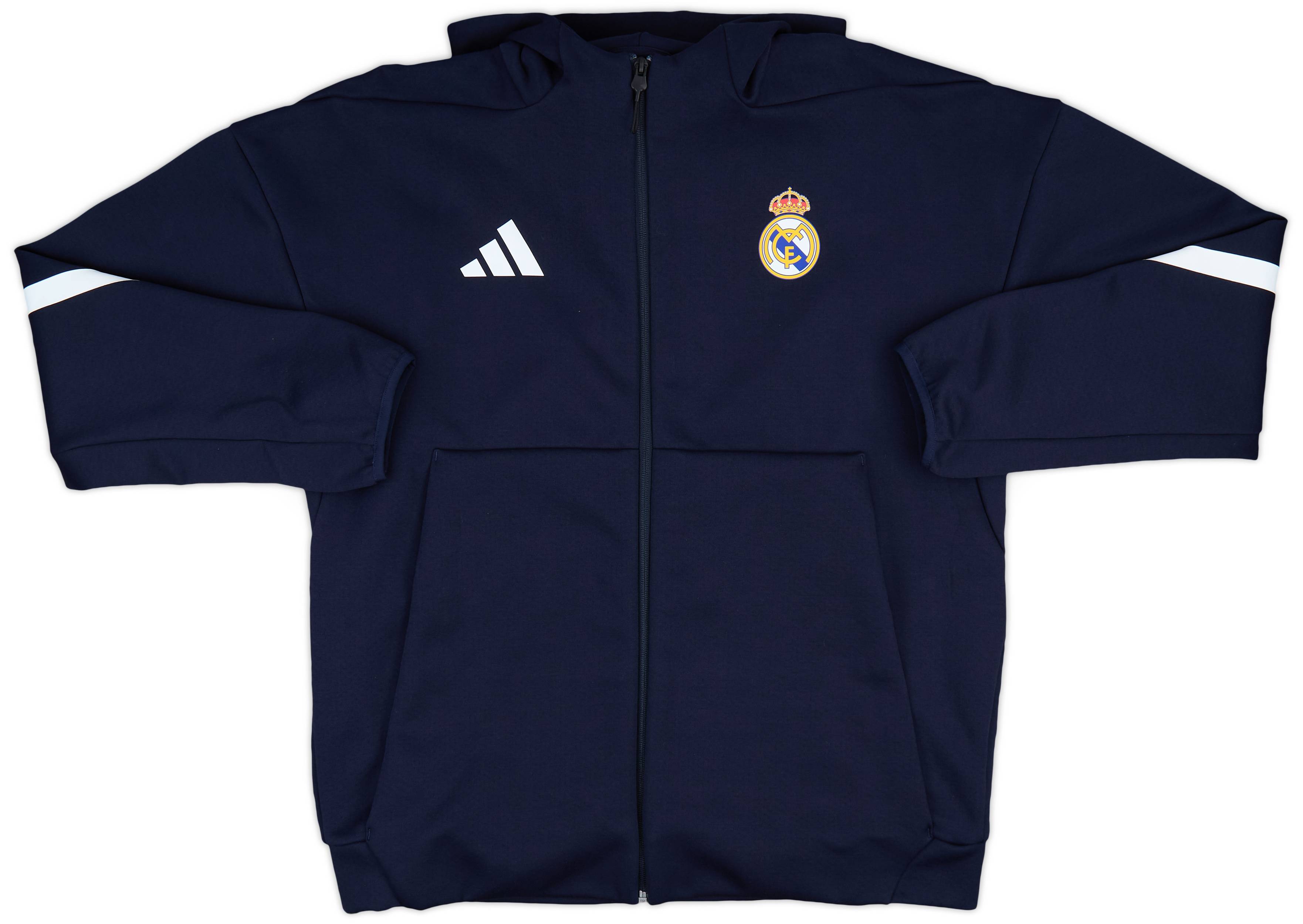 2011-12 Real Madrid adidas Hooded Track Jacket - 6/10 - (M/L)