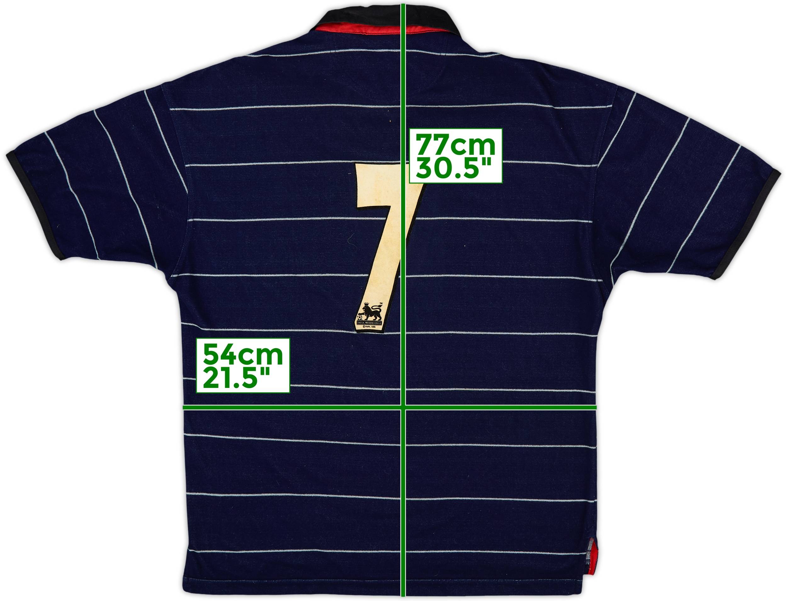 生まれのブランドで 1999-00 Manchester United Away Shirt #7 - 6/10 - (M) ウェア