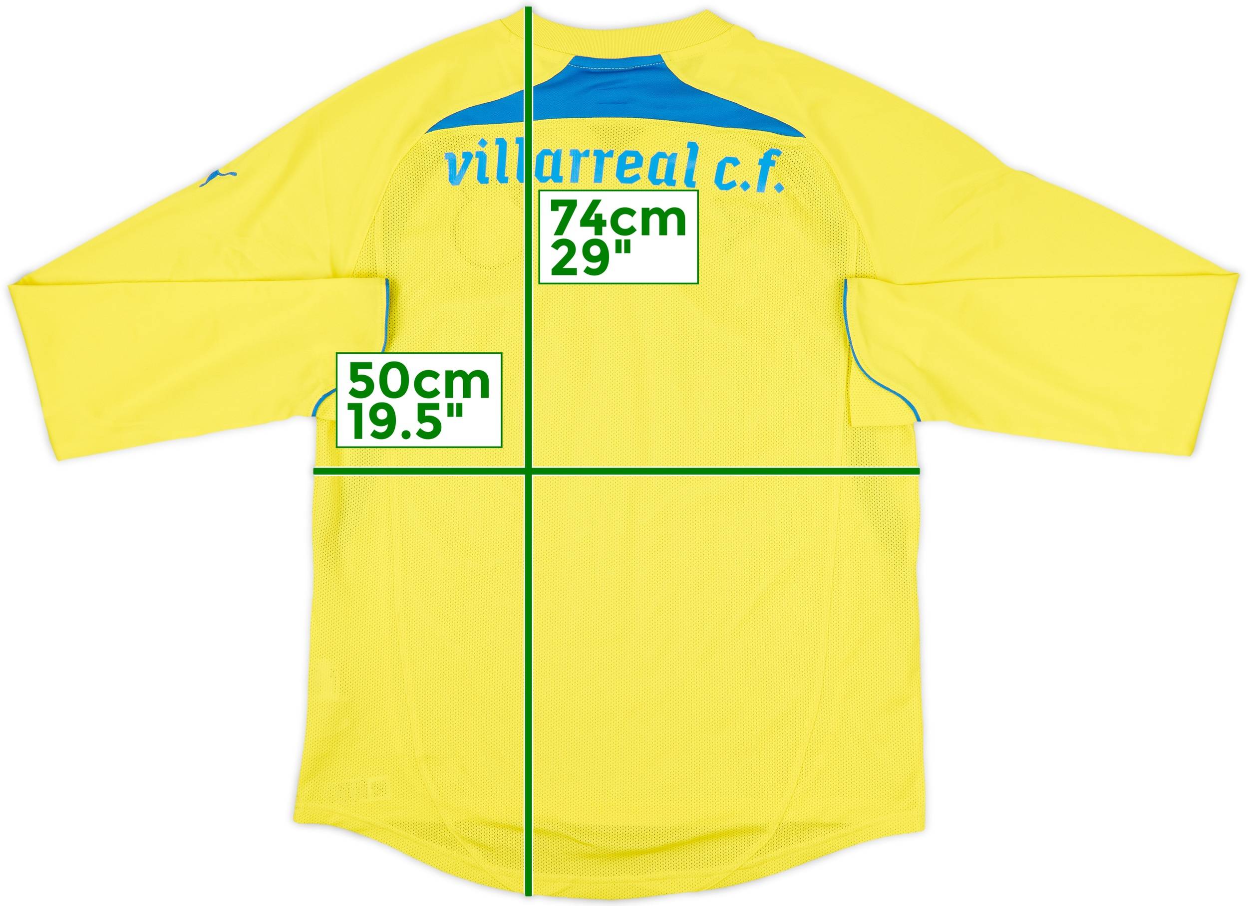 2010-11 Villarreal Puma Training L/S Shirt - 8/10 - (M)
